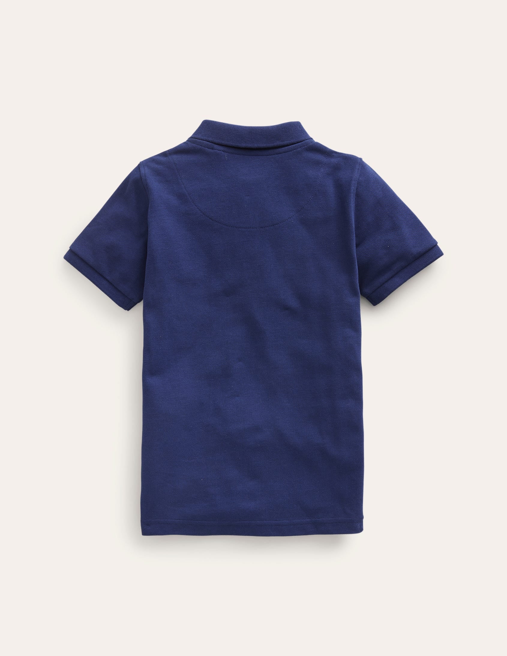 Piqué Polo Shirt-College Navy-2