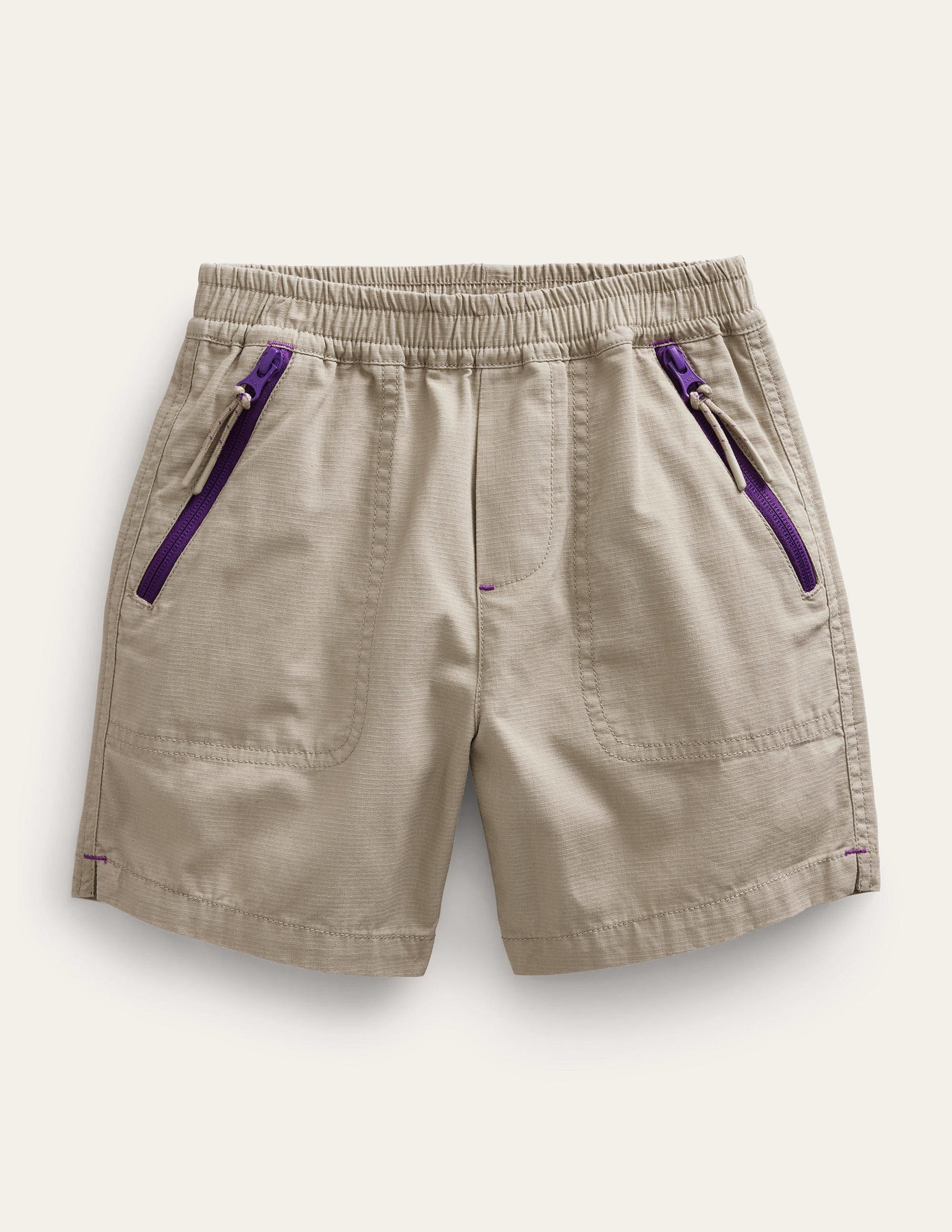 Utility Ripstop Shorts-Stone - Image 1