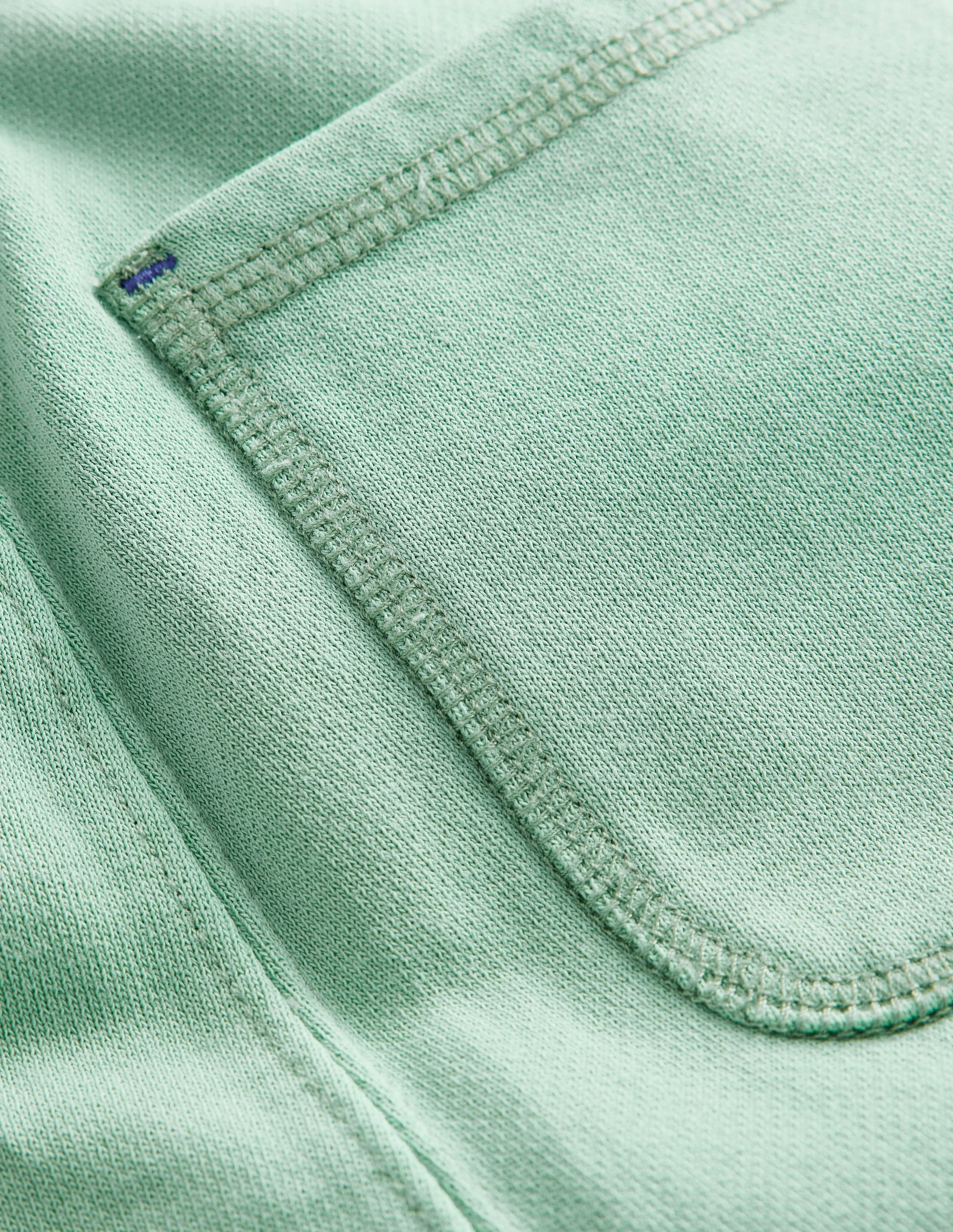 Garment-Dyed Cotton Shorts-Opal Green - Image 3