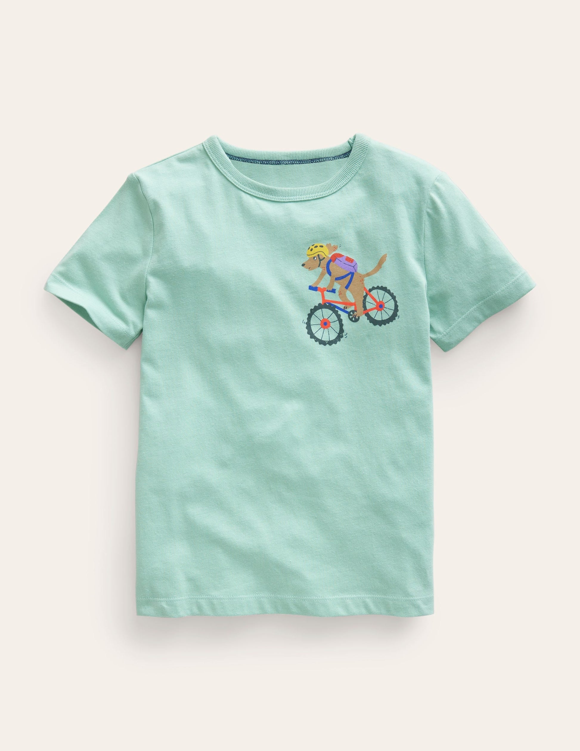 Front and Back Logo T-shirt-Jungle Green-1