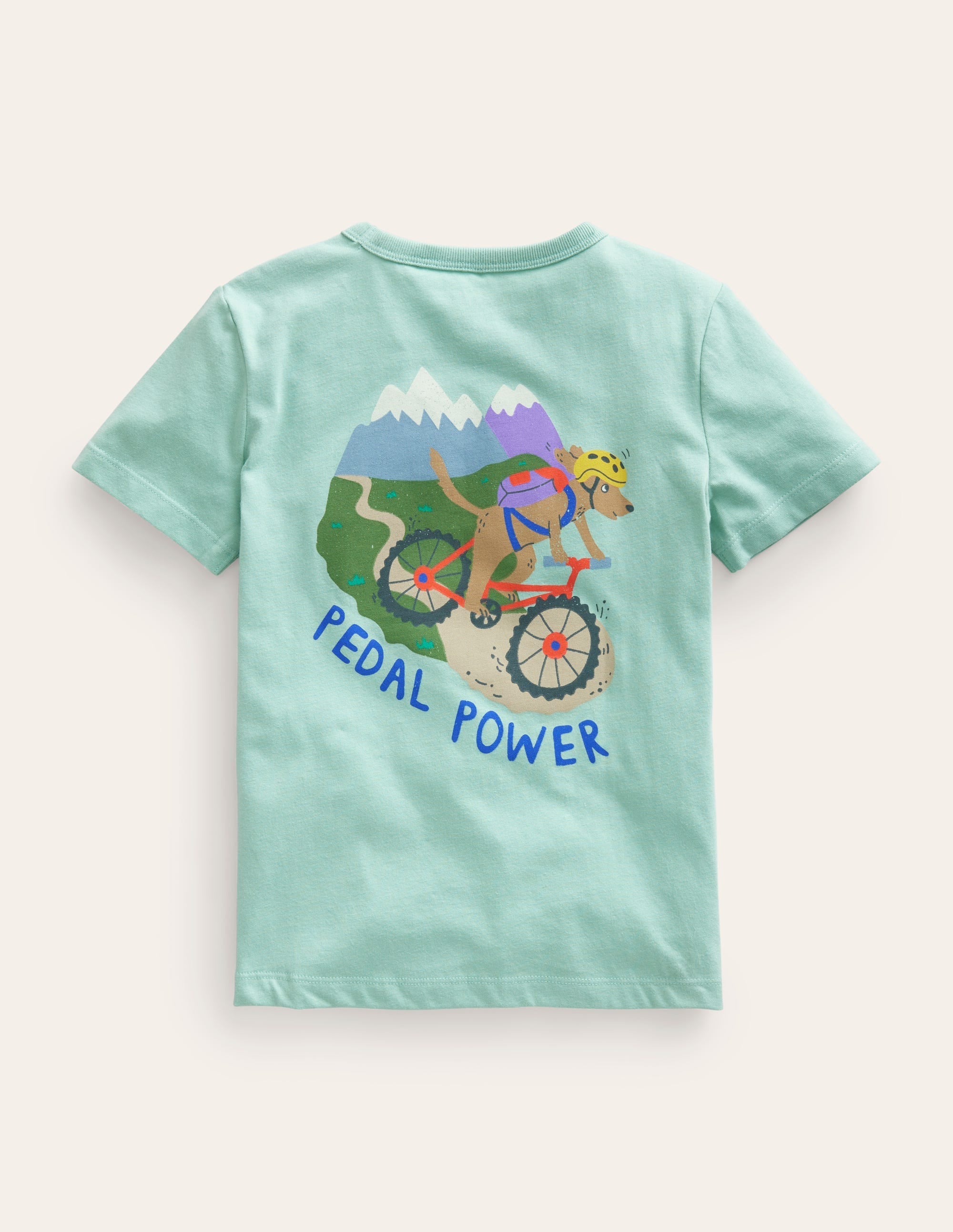 Front and Back Logo T-shirt-Jungle Green - Image 2