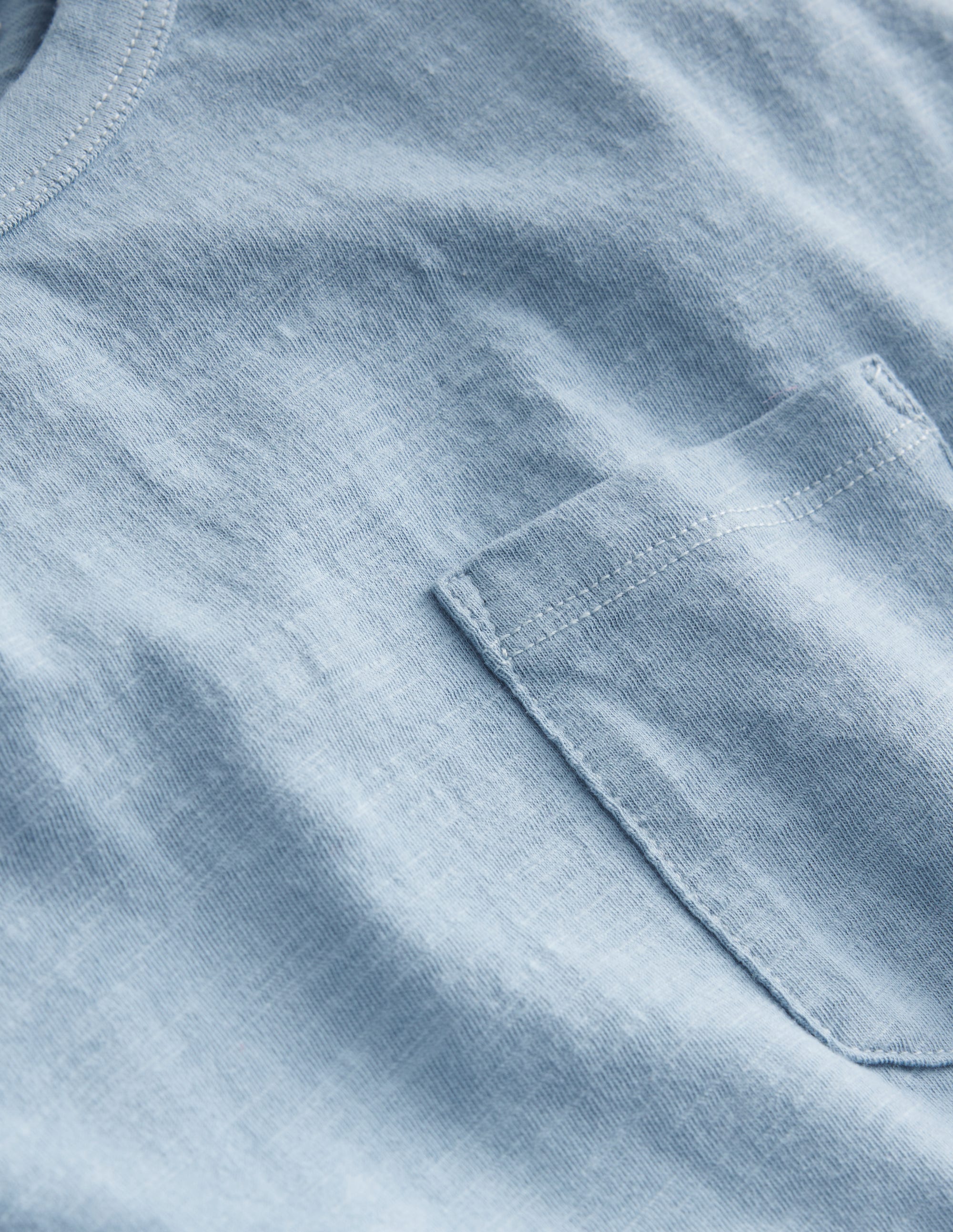 Layered Long-Sleeve T-Shirt-Pebble Blue - Image 3