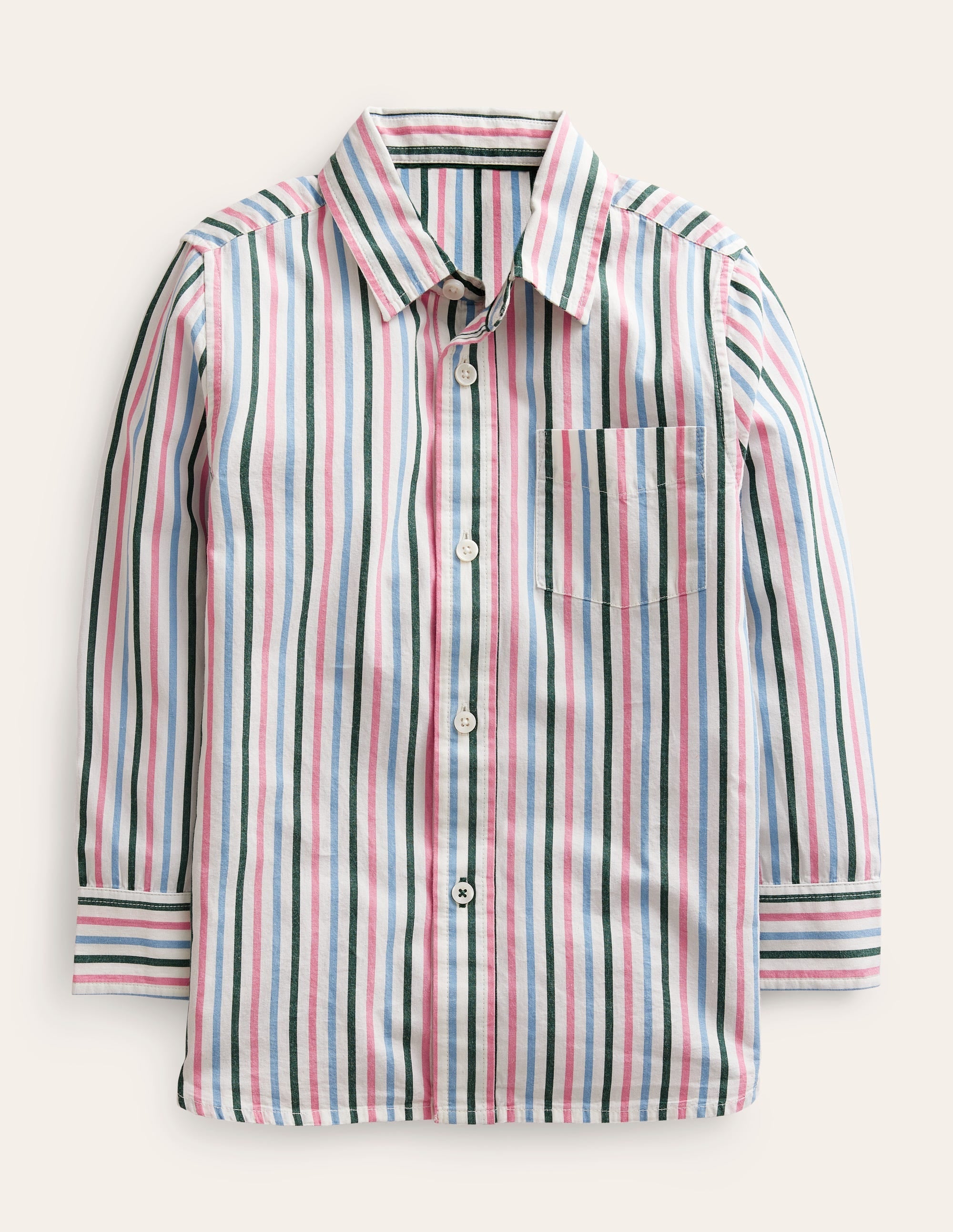 Cotton Shirt-Multi Stripe - Image 1