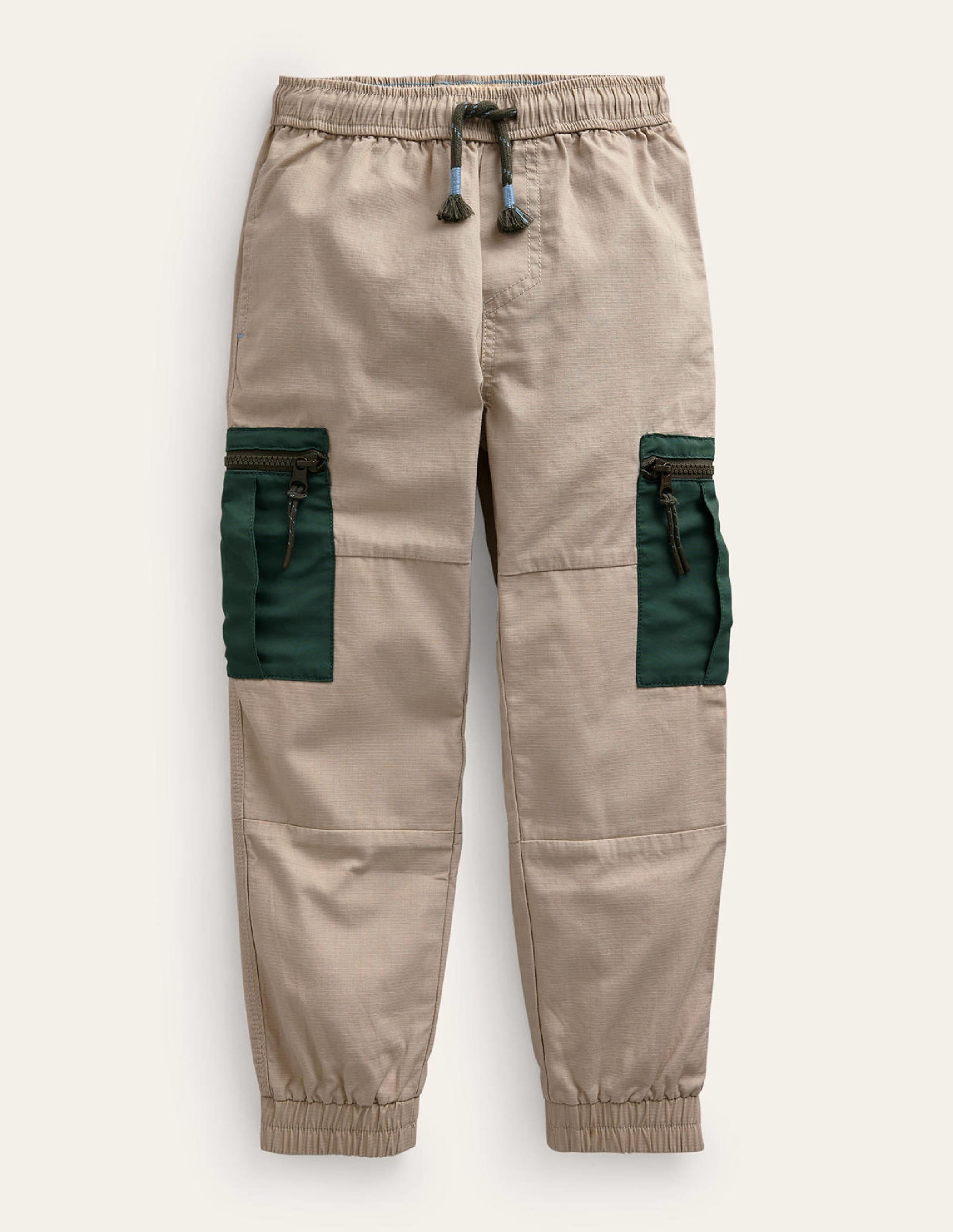 Ripstop Cargo Trousers-Stone - Image 1