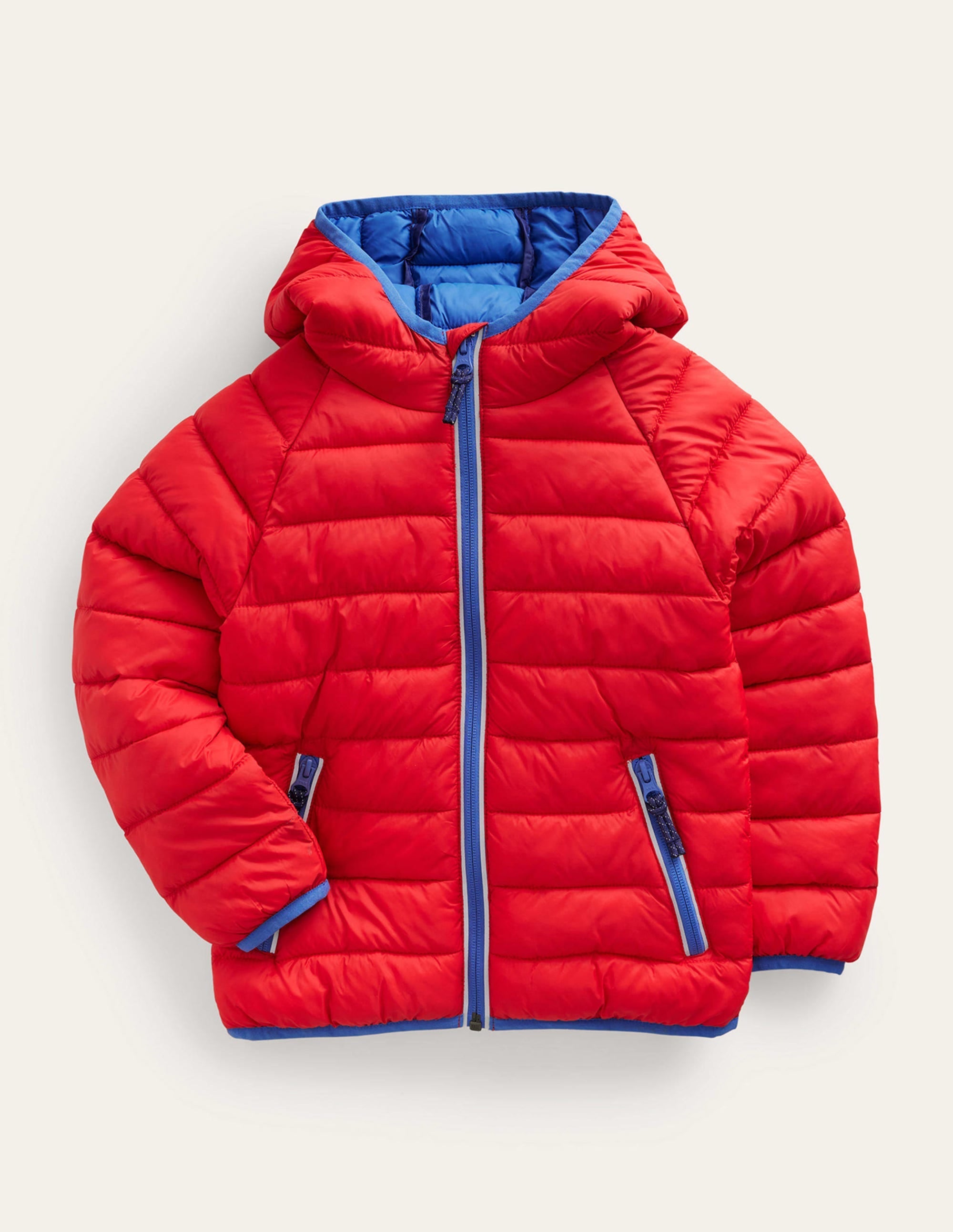 Pack-away Padded Jacket-Rockabilly Red - Image 1