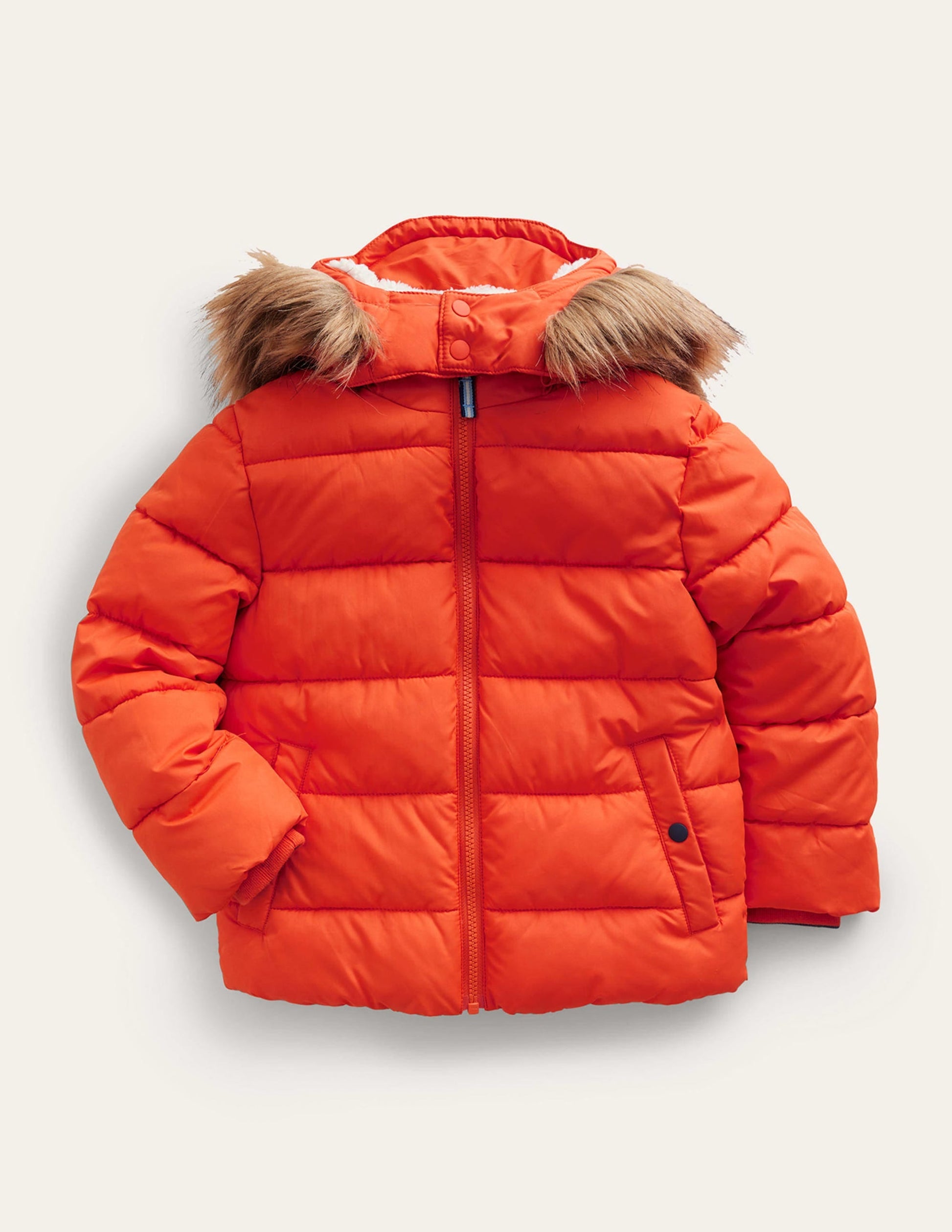 Fun Padded Jacket-Autumn Maple Orange-1