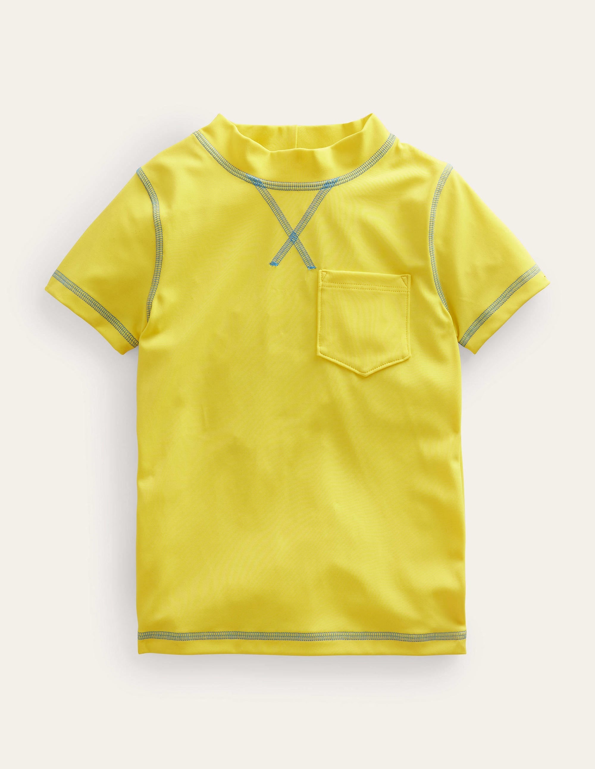 Short Sleeve Rash Vest-Gooseberry Yellow - Image 1