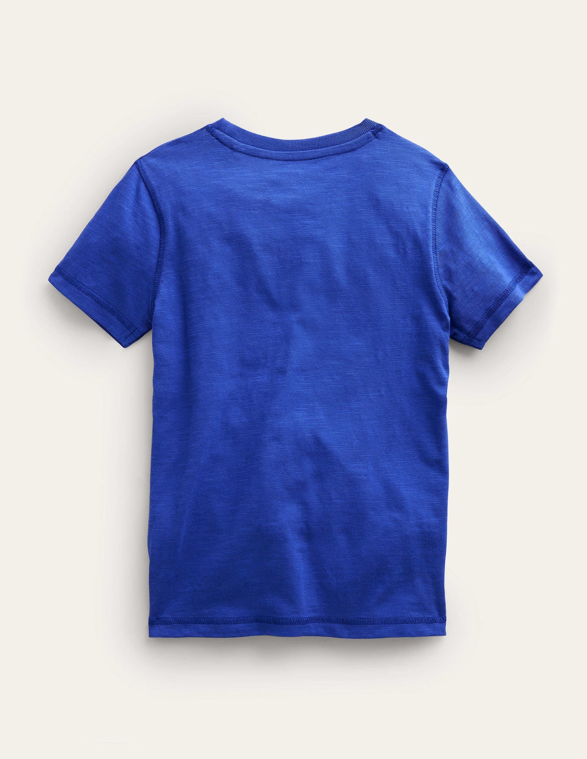 Washed Superstitch T-shirt-Bluing Blue Rocket-2