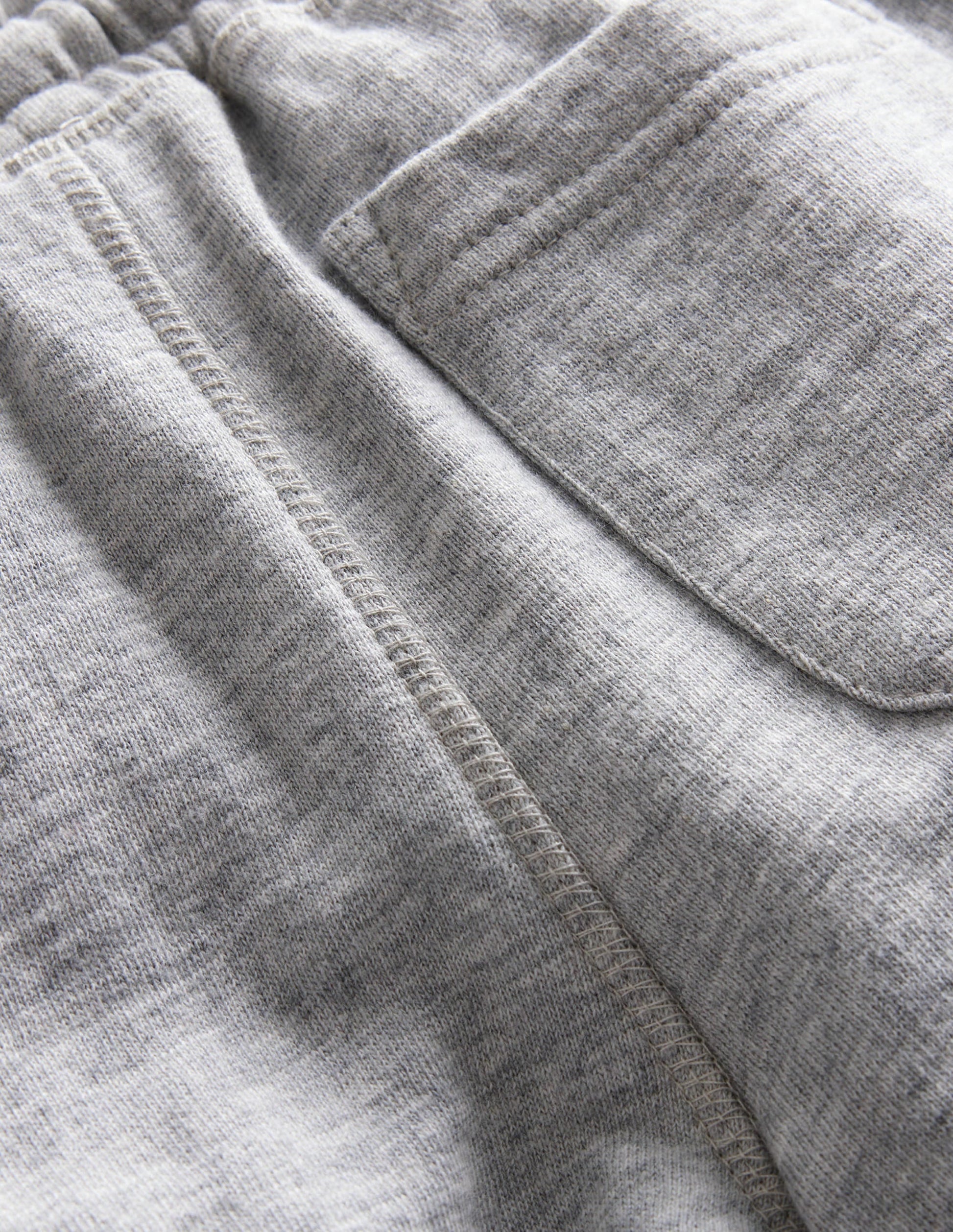 Slub Cargo Joggers-Grey Marl-3