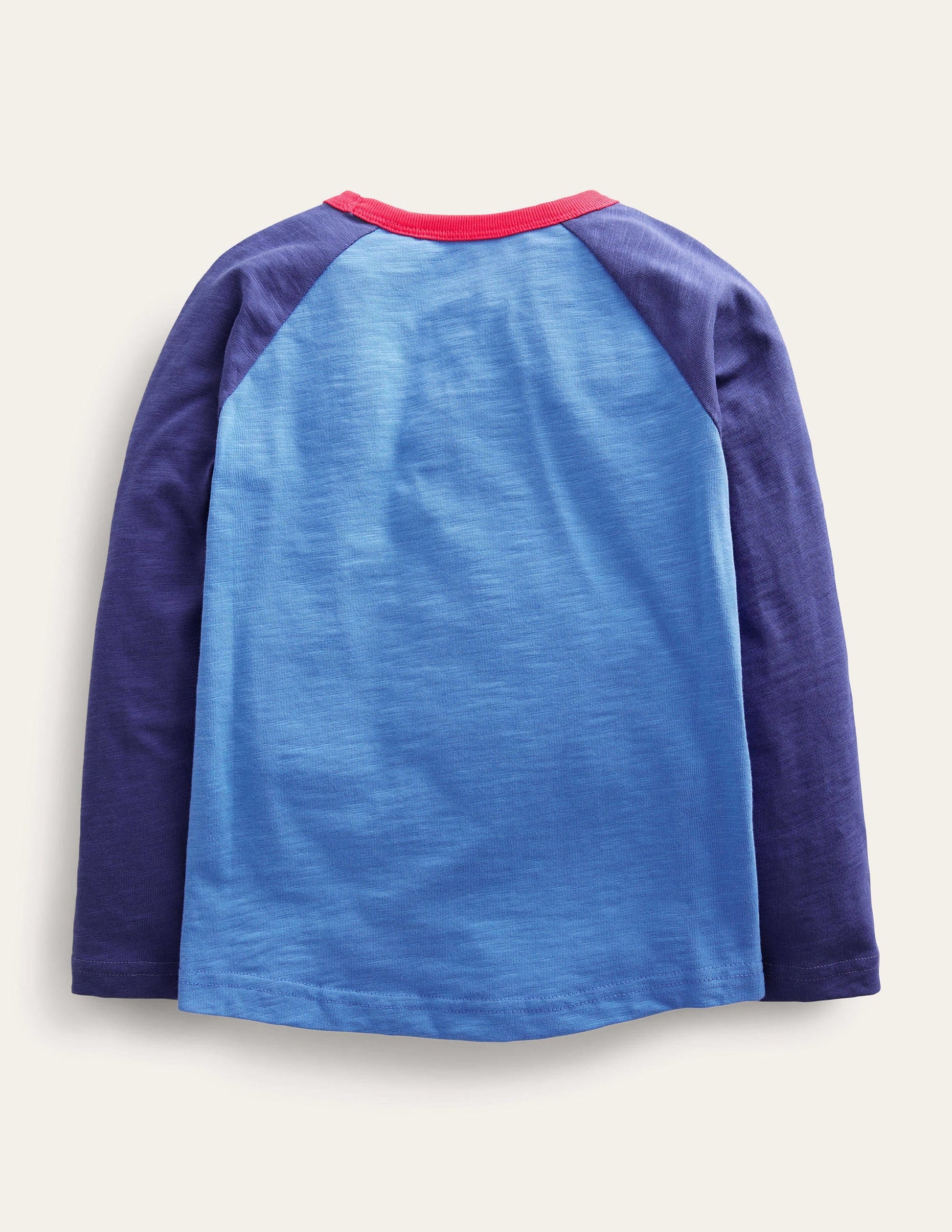 Glow Raglan T-shirt-Penzance Blue Space-2