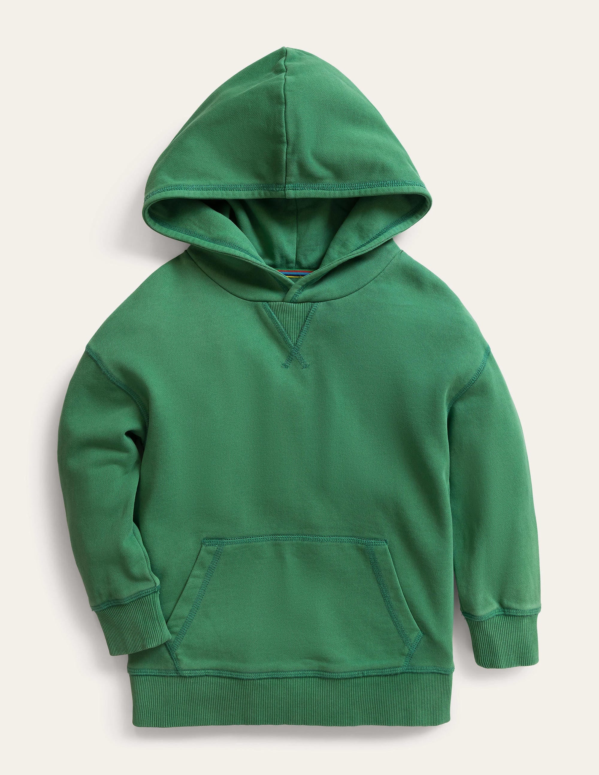 Garment Dye Hoodie-Deep Grass Green - Image 1