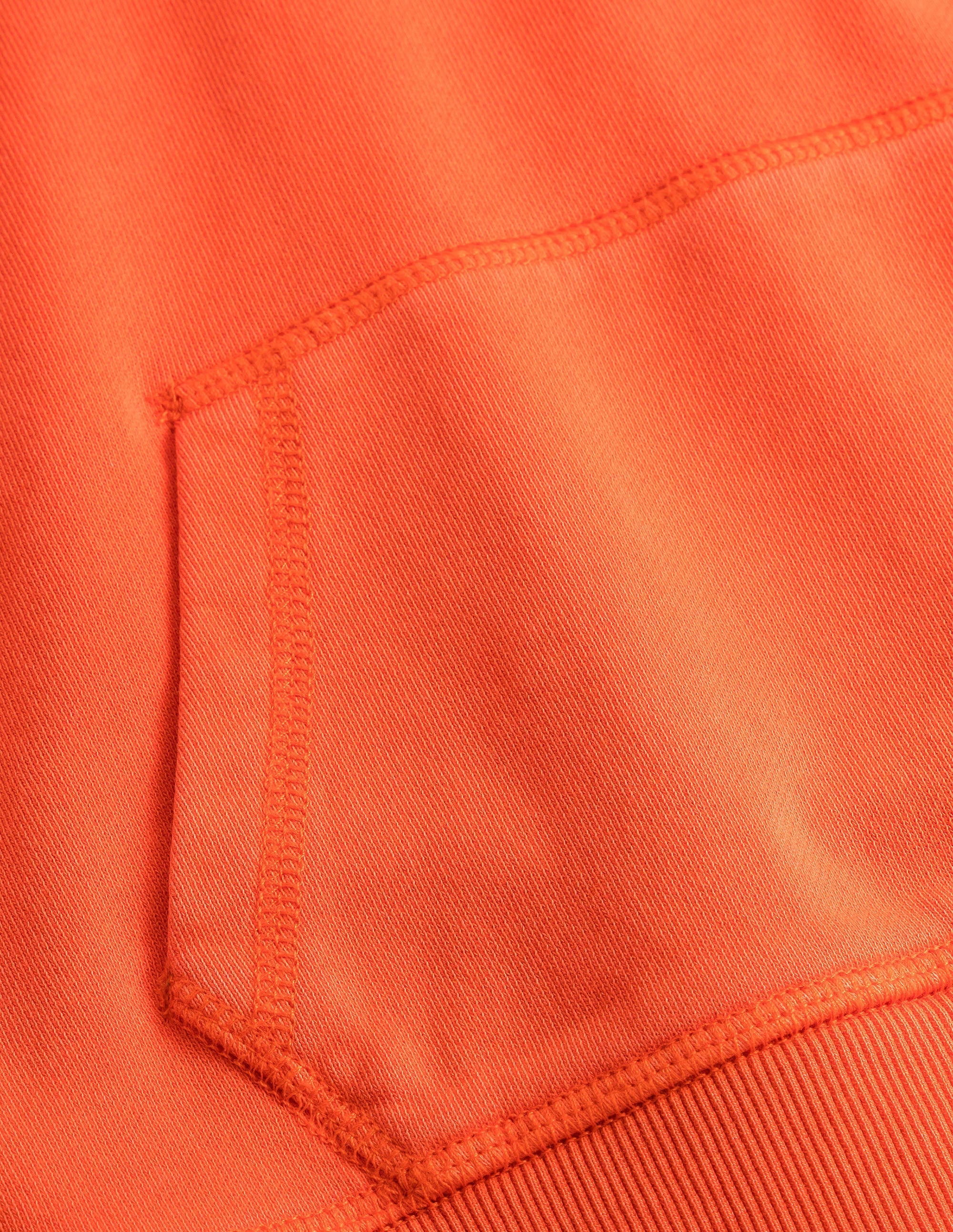 Garment Dye Hoodie-Mandarin Orange - Image 3