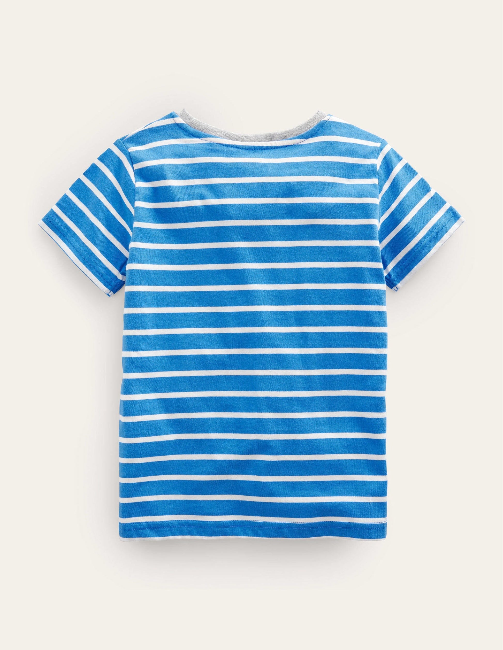 Reverse Appliqué T-shirt-Cabana Blue/Ivory Lightening-2