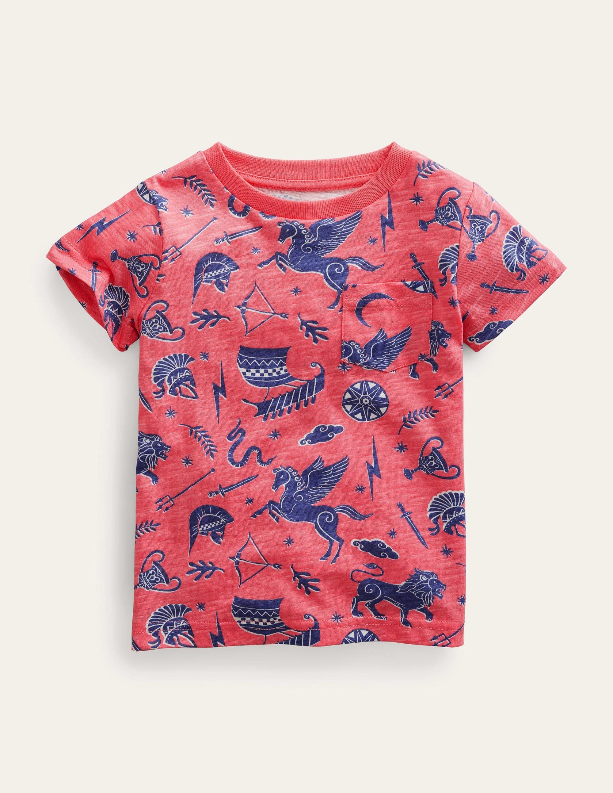 All-over Printed T-Shirt-French Pink - Image 1
