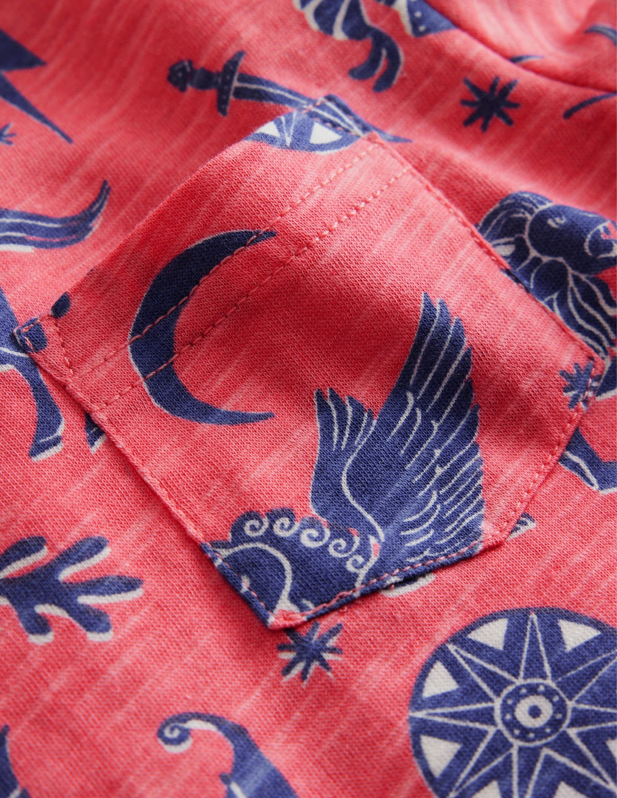 All-over Printed T-Shirt-French Pink - Image 3