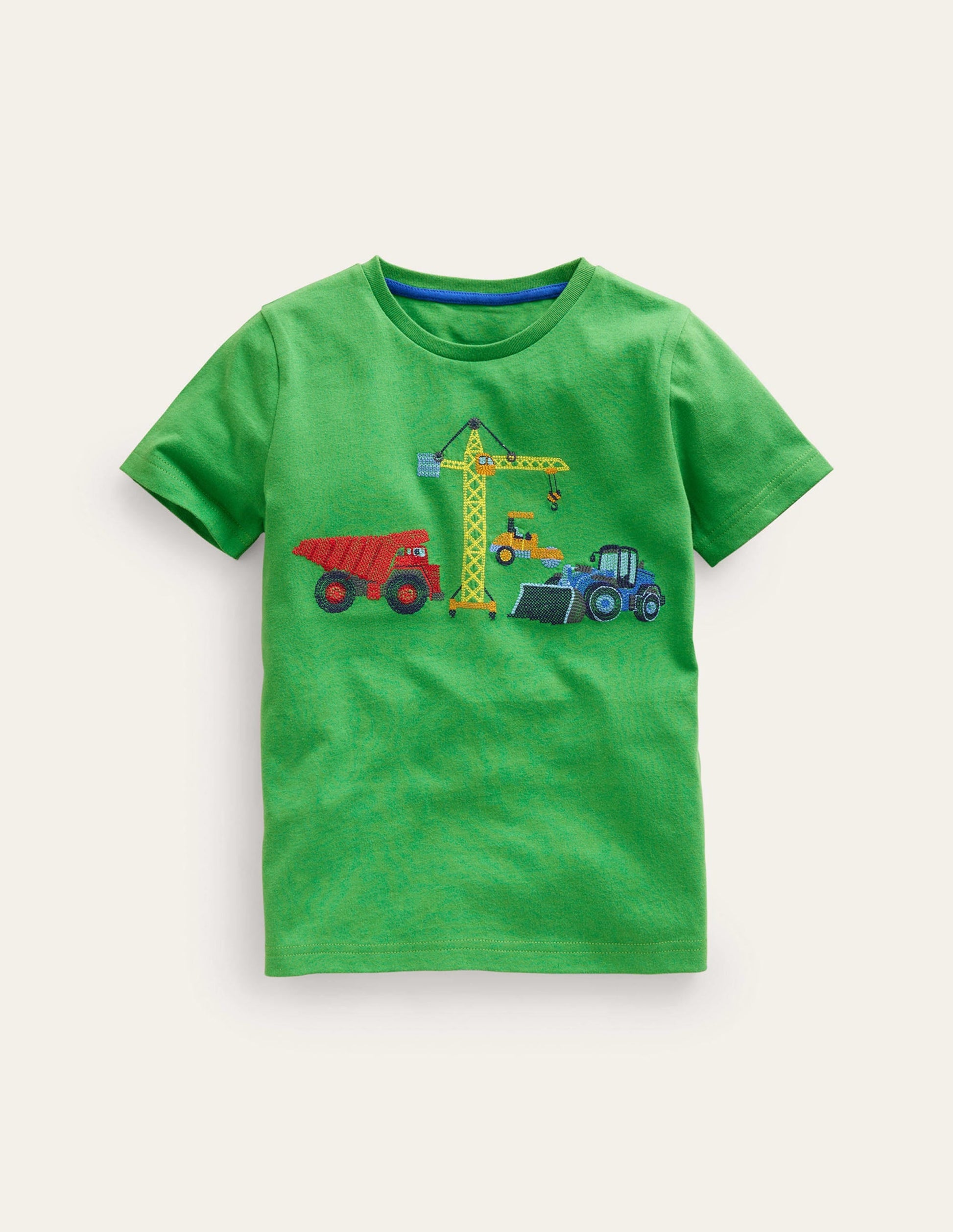 Small Superstitch T-shirt-Rosemary Green Trucks-1