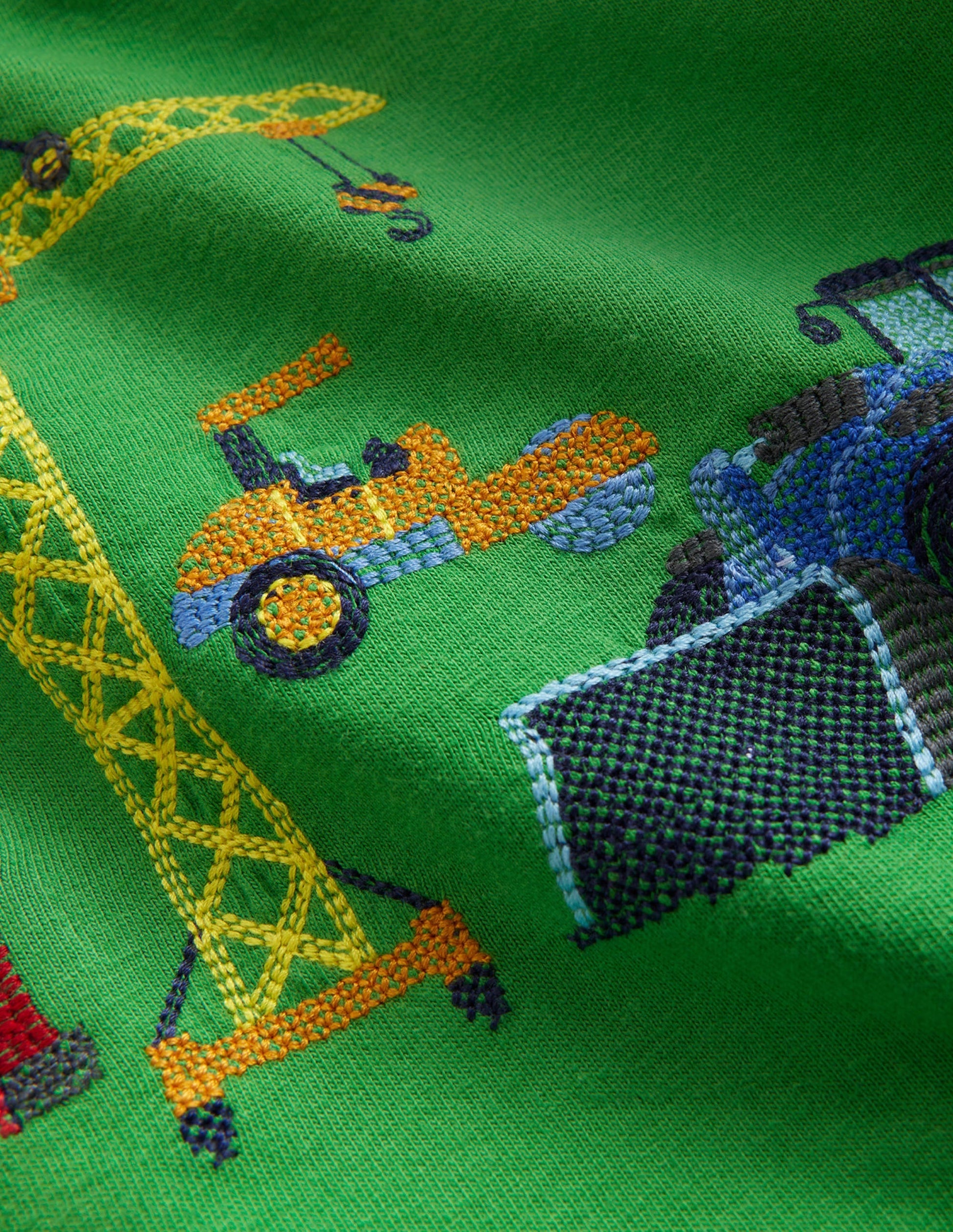 Small Superstitch T-shirt-Rosemary Green Trucks-3