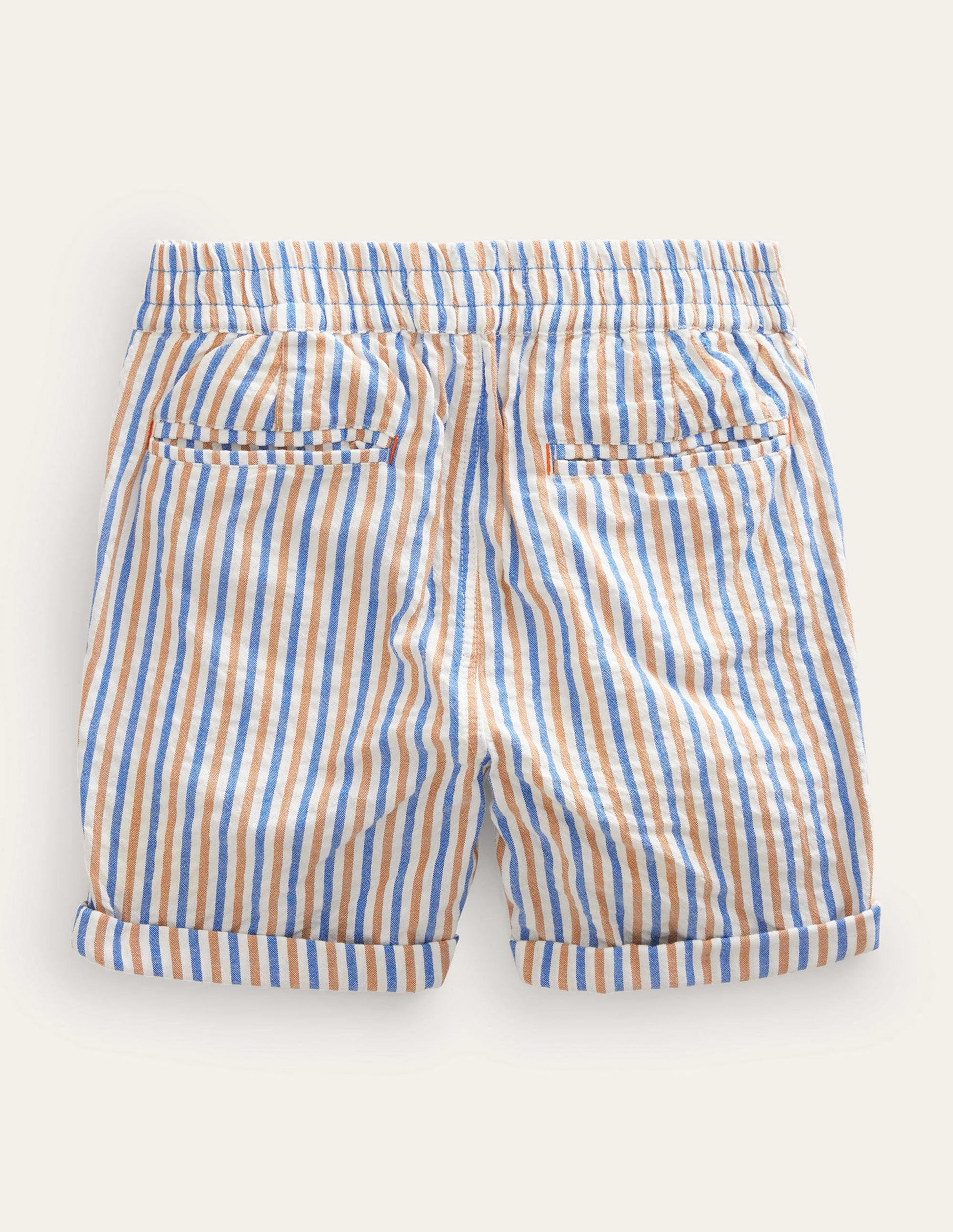 Smart Roll-Up Shorts-Cabana Blue/Chipmunk-2