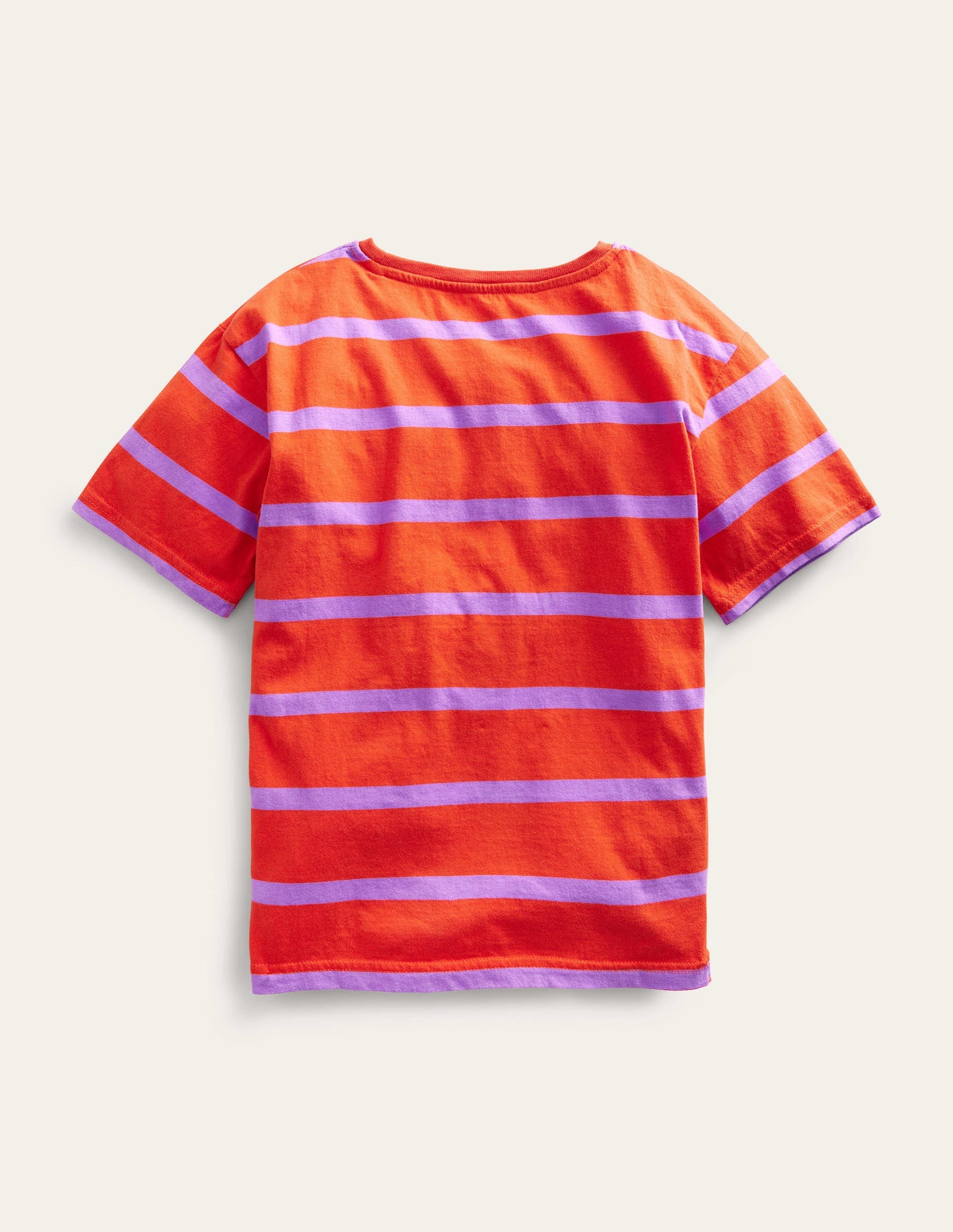 Relaxed T-shirt-Mandarin Orange/ Lupin - Image 2