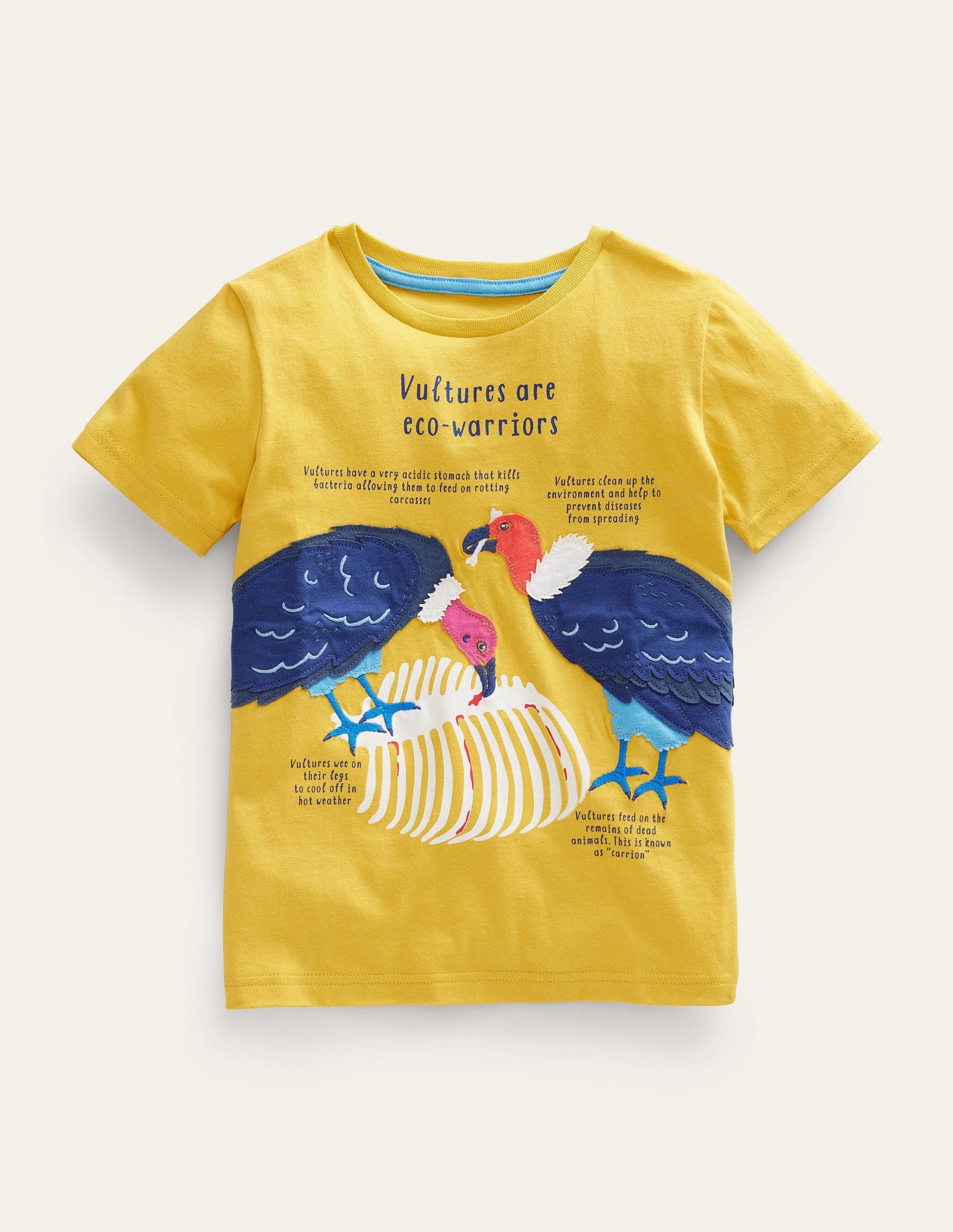 Animal Facts T-shirt-Gooseberry Vultures-1