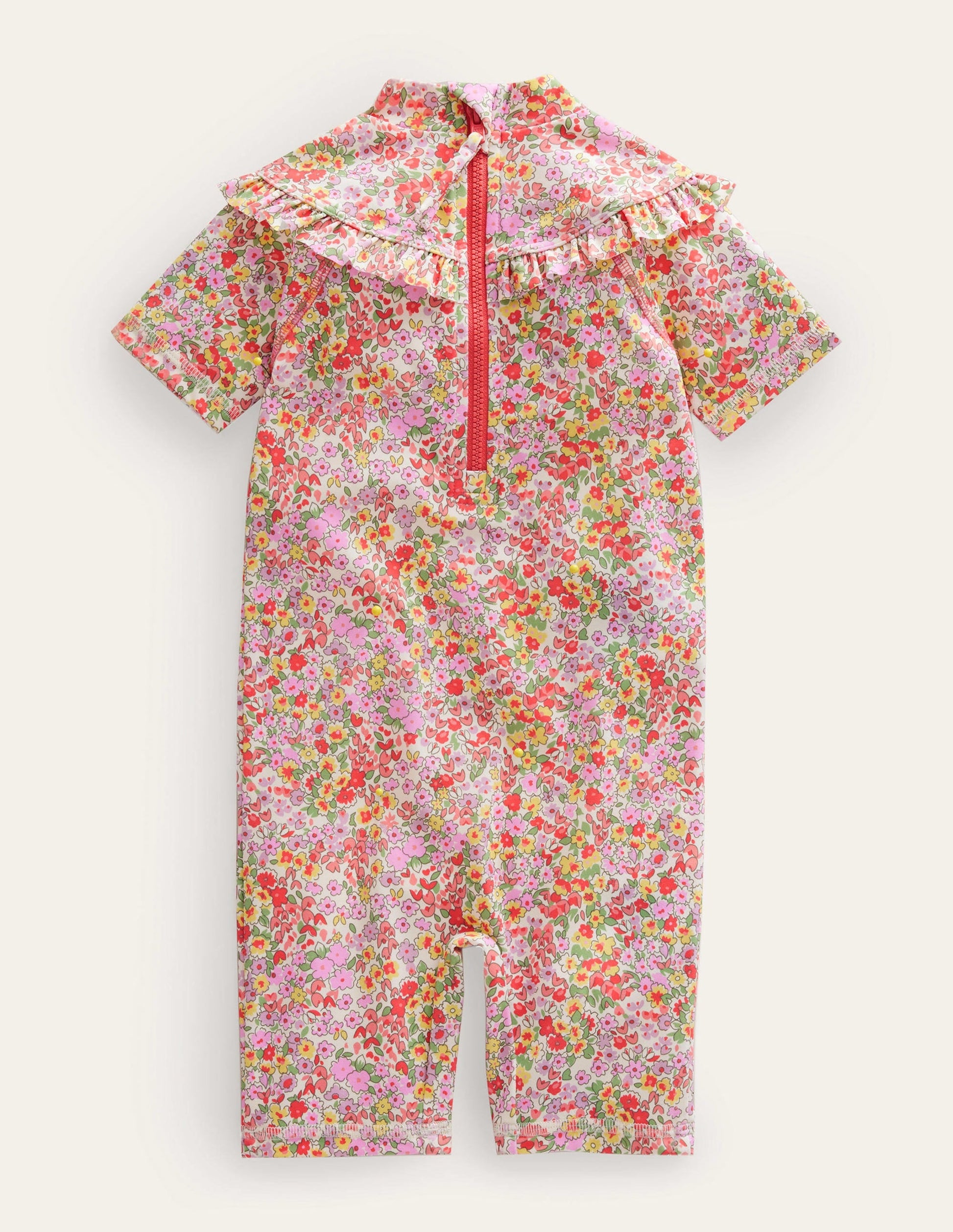 Frilly Surf Suit-Multi Spring Time Floral-2