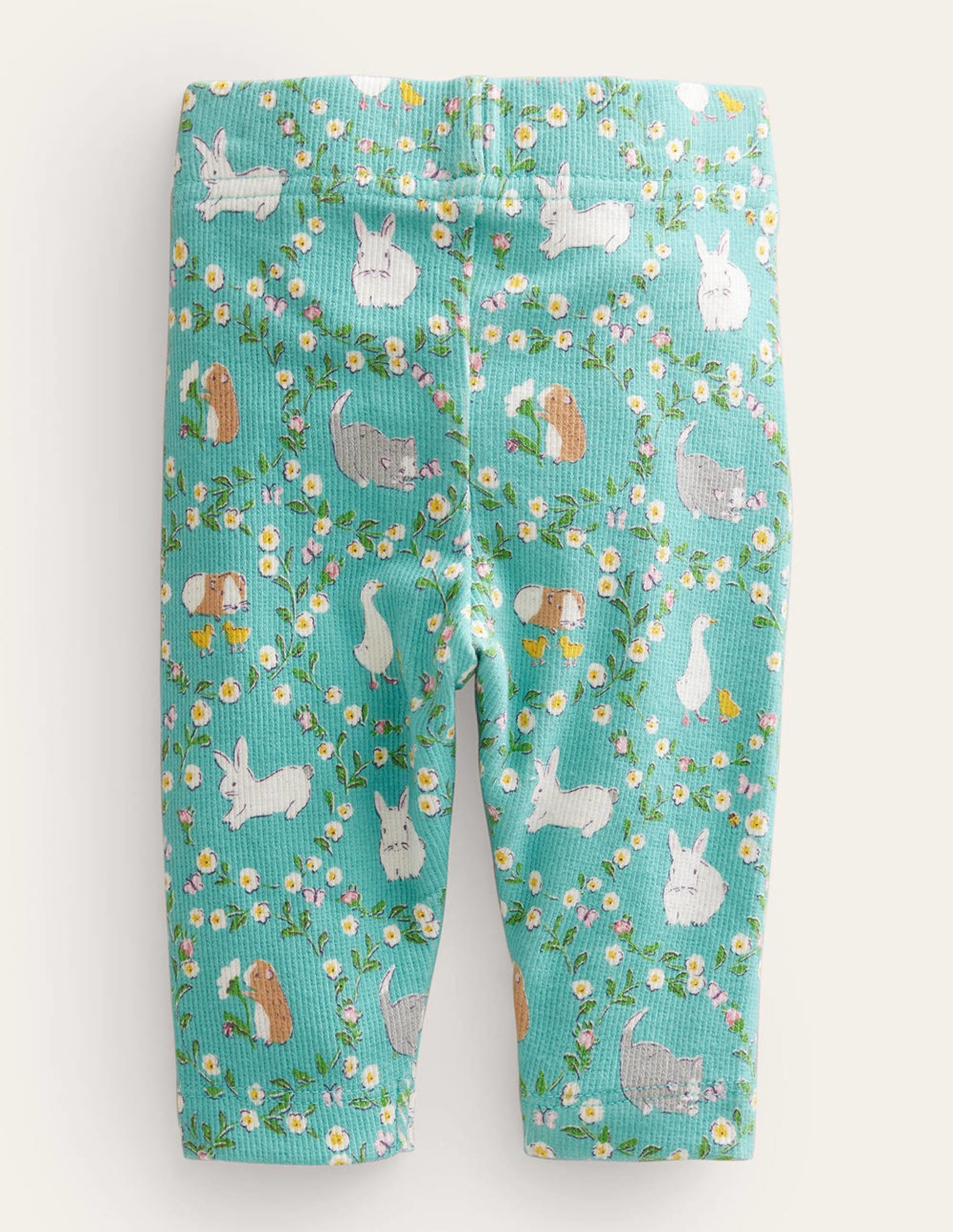 Printed Legging-Hot Spring Green Bunny - Image 2