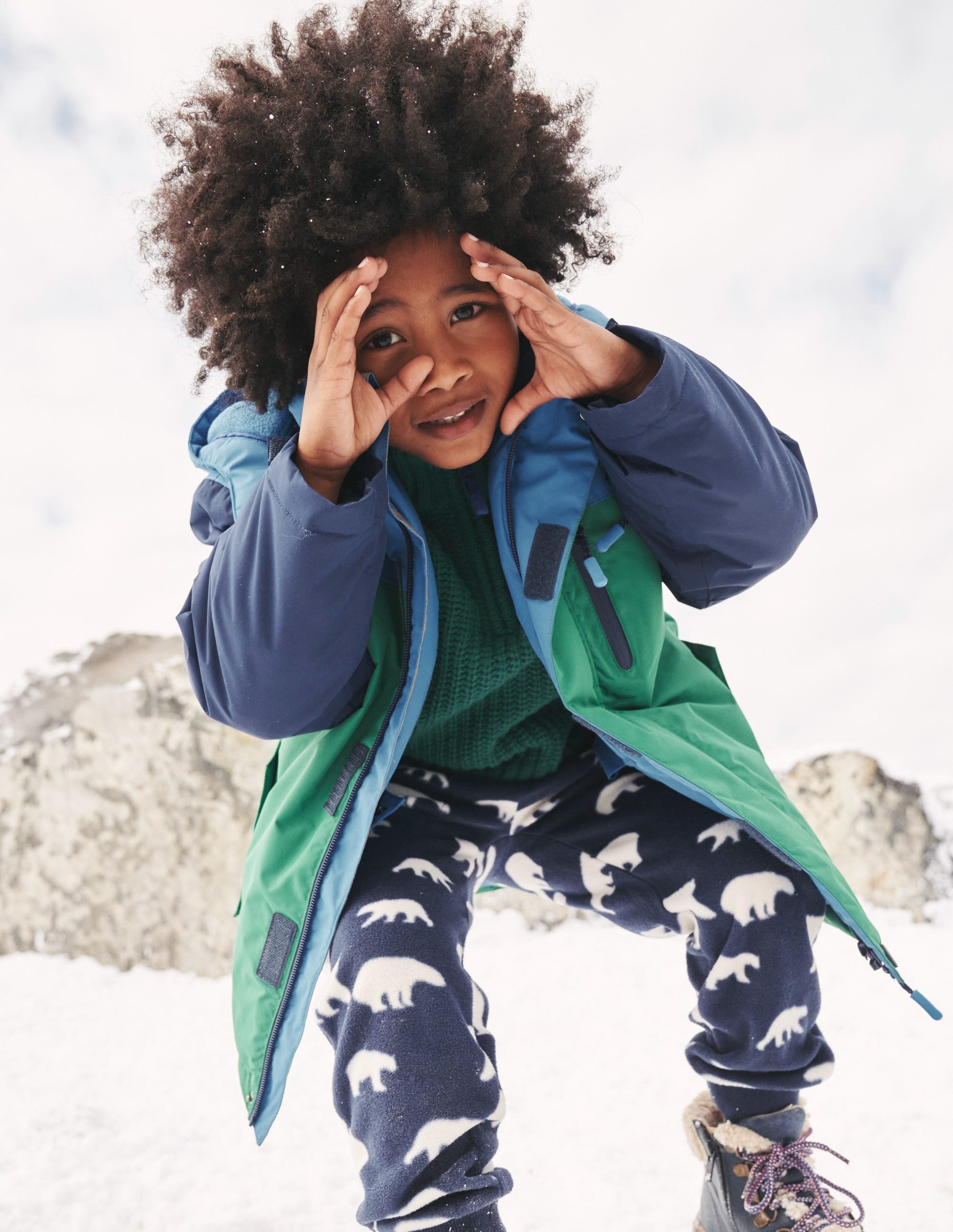 All-weather Waterproof Jacket-Green / Blue / Navy - Image 5