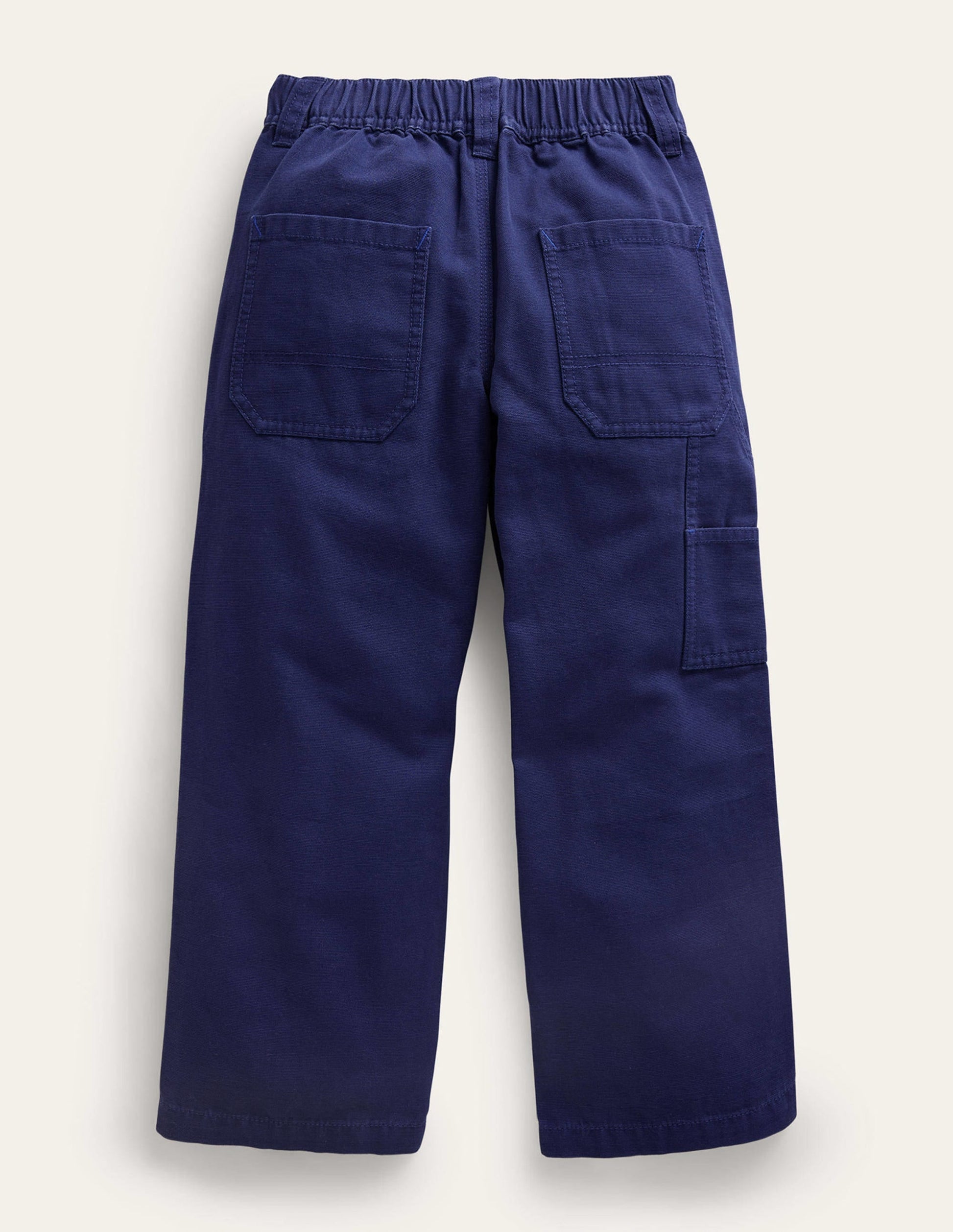 Canvas Trousers-College Navy-2