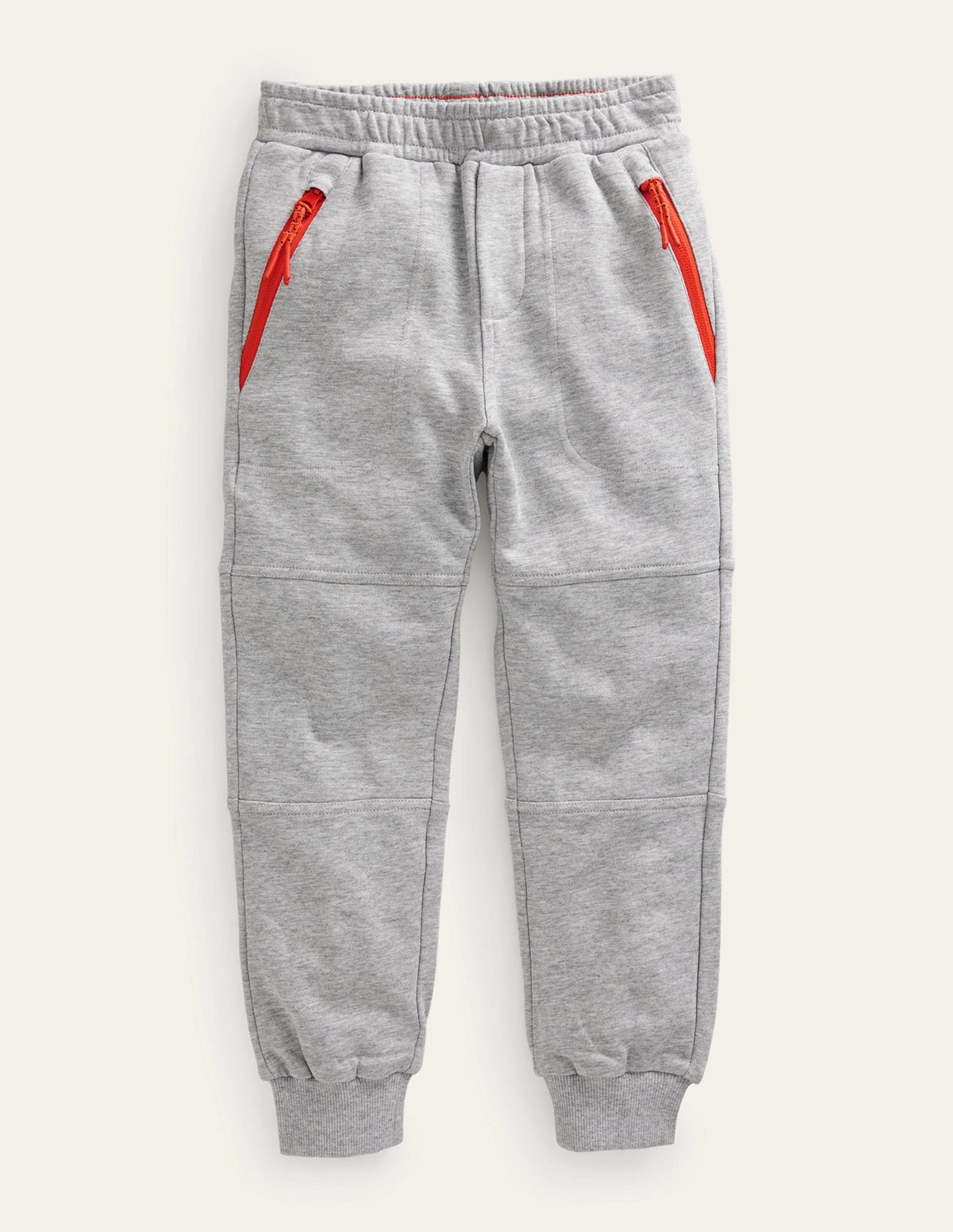 Reinforced Knee Joggers-Grey-1