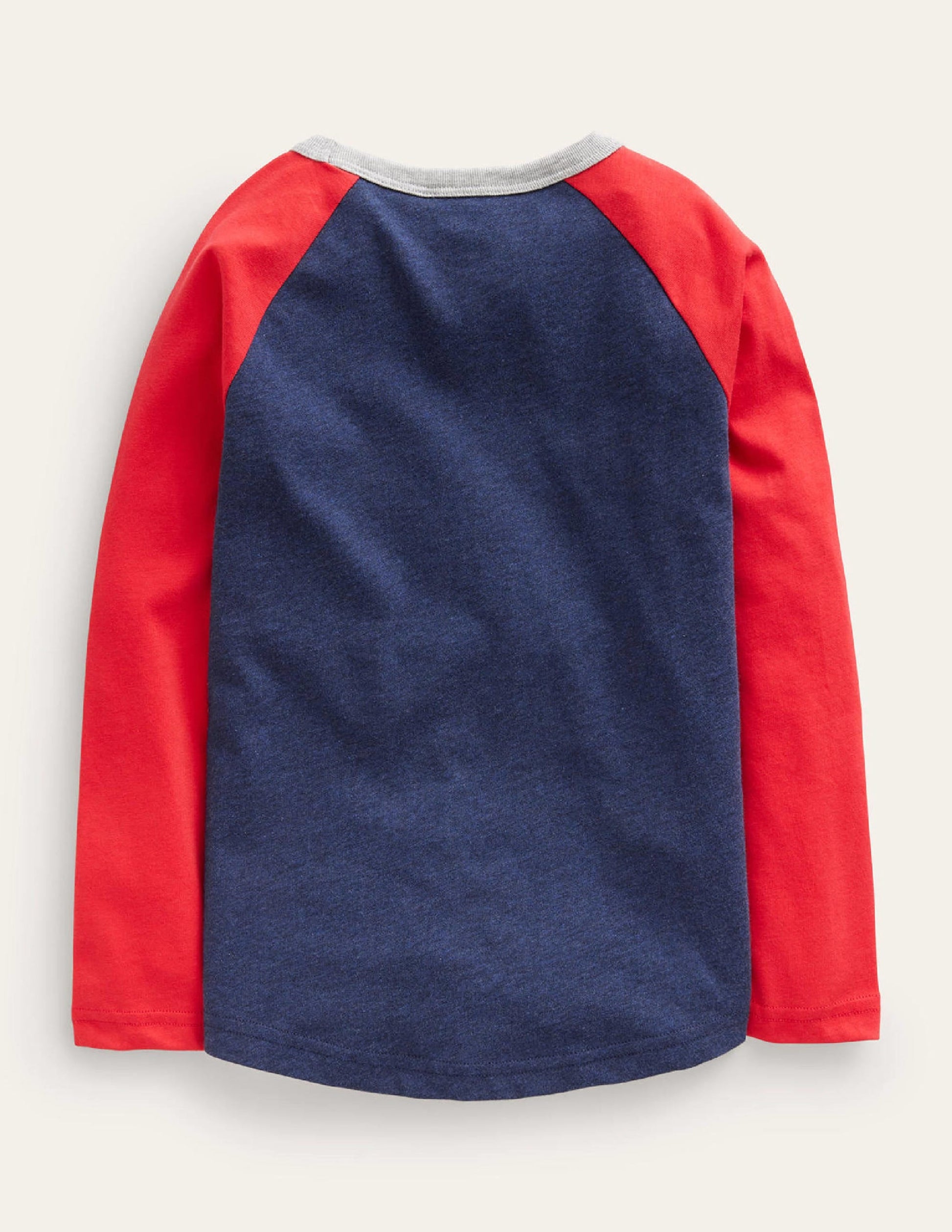 Christmas Guinea Pig Raglan-Rockabilly Red/Blue Marl-2