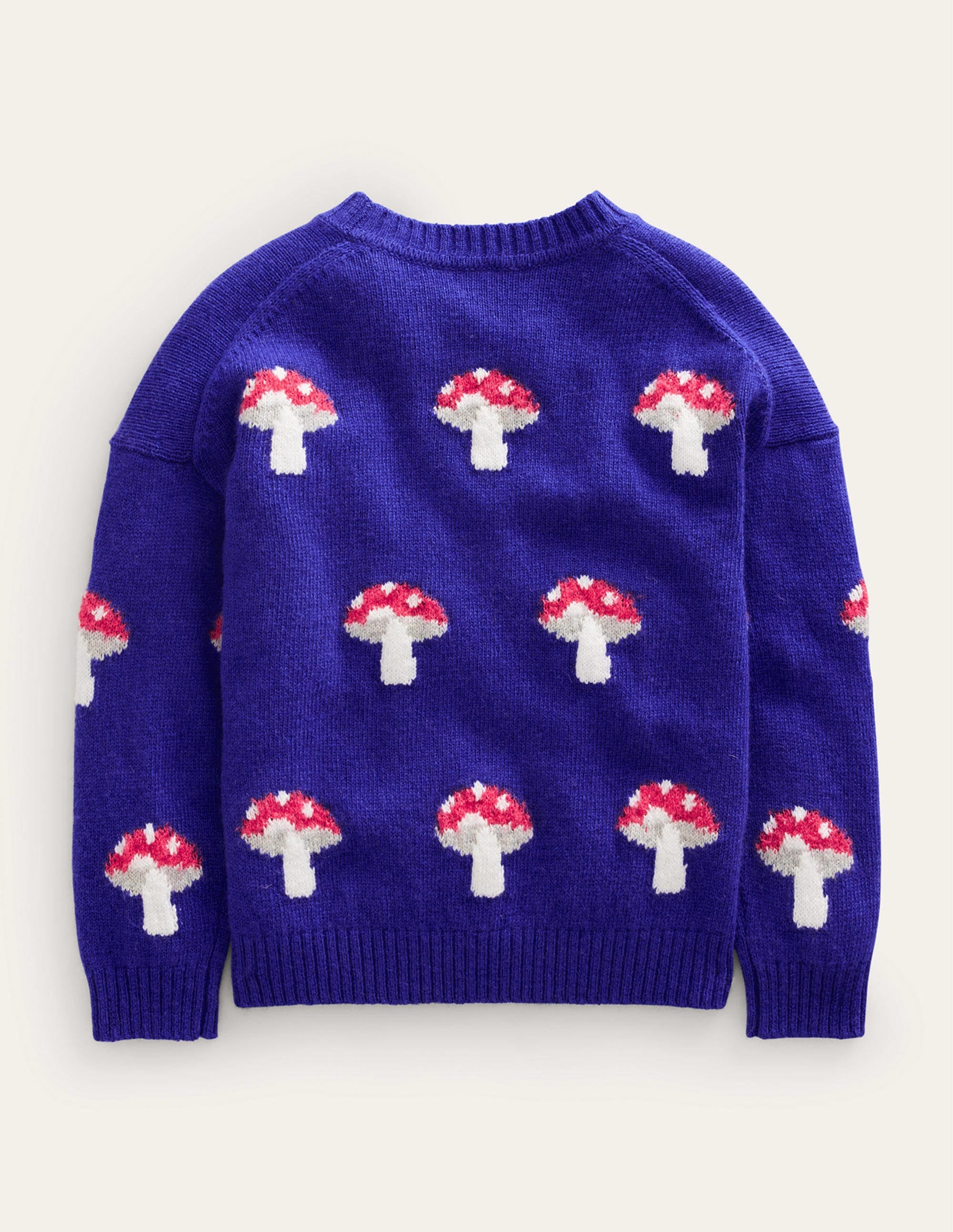 Wow All Over Jacquard Jumper-Bluing - Image 2