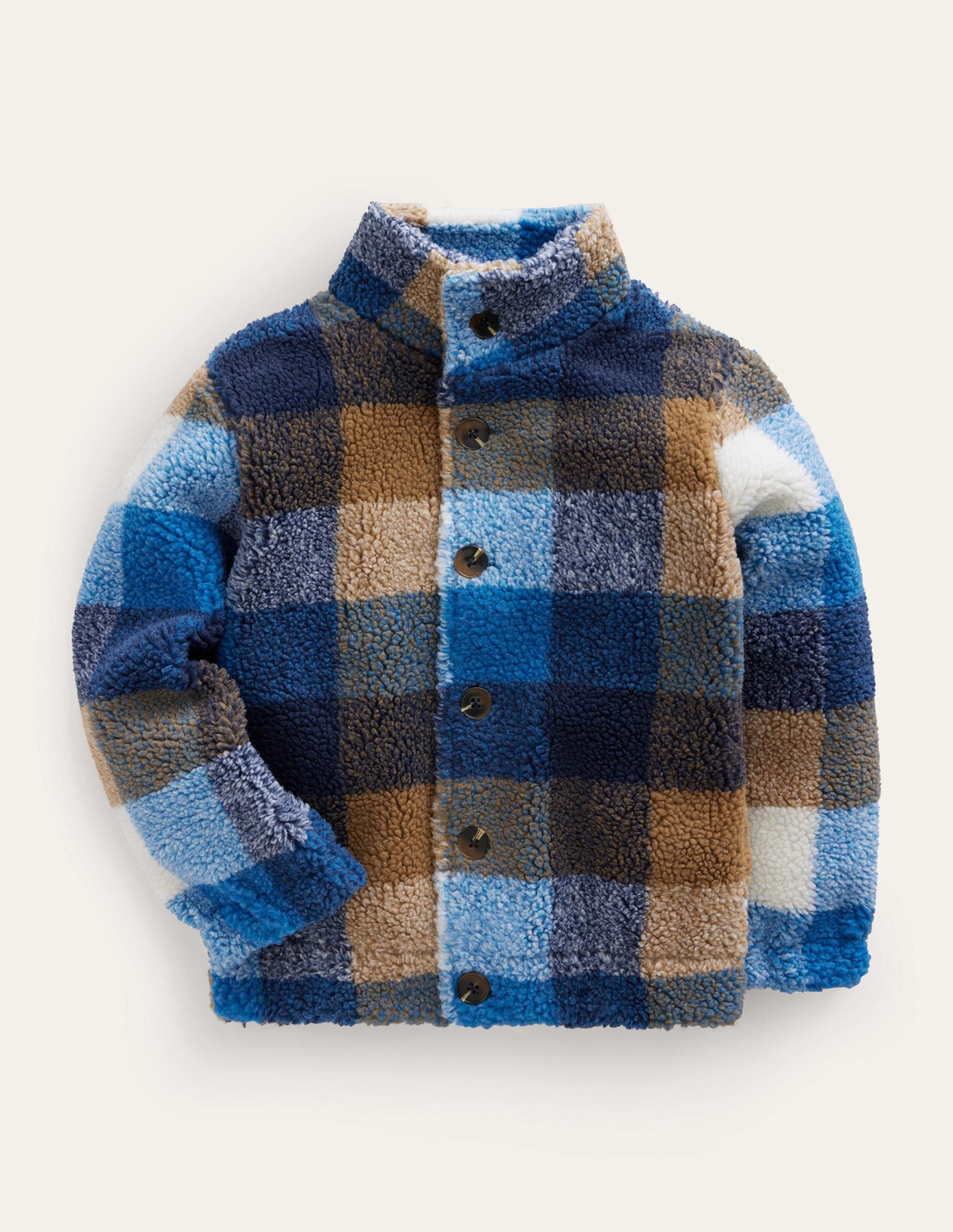 Ultimate Cosy Borg Jacket-Multi Check-1