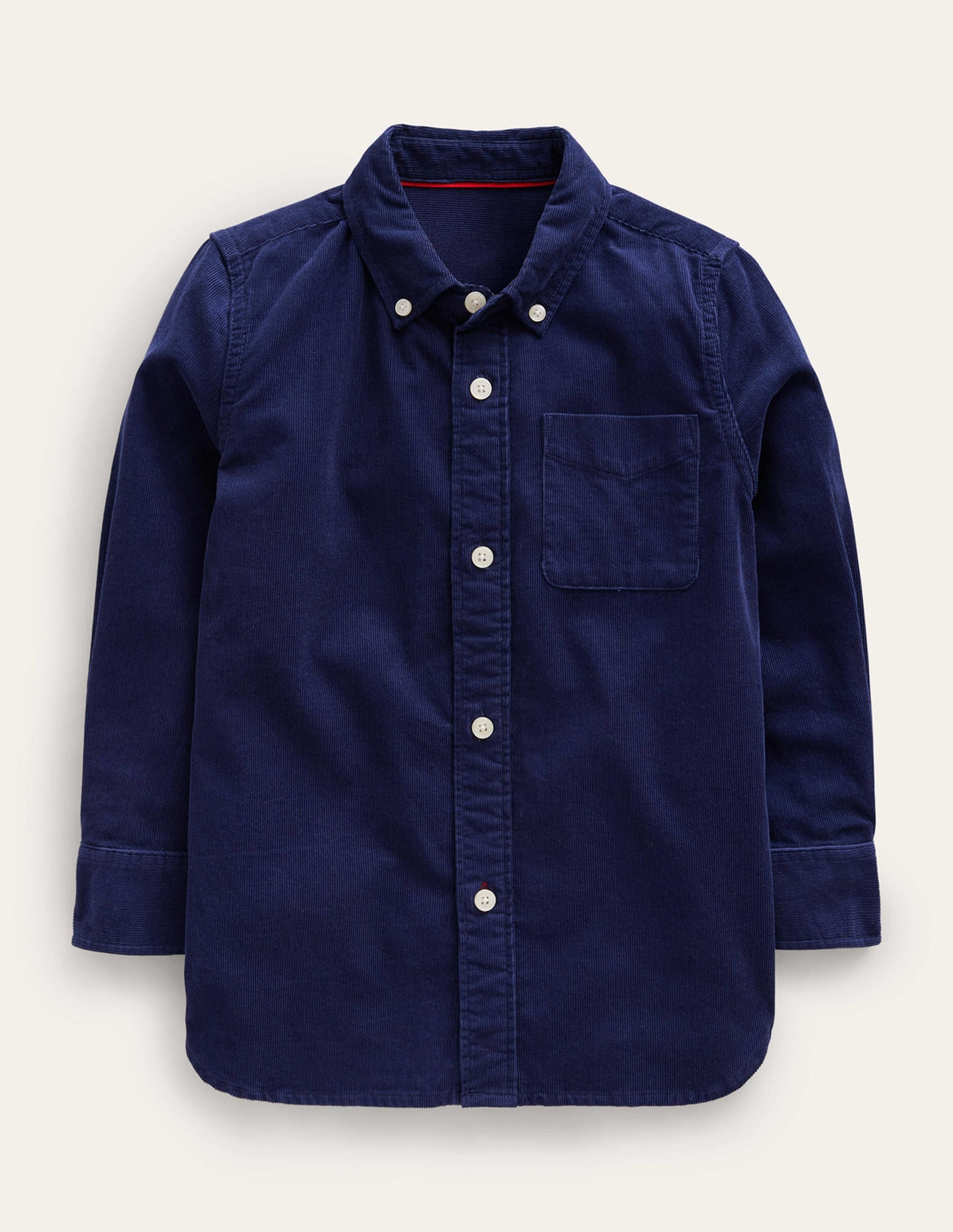Cord Shirt-College Navy-1