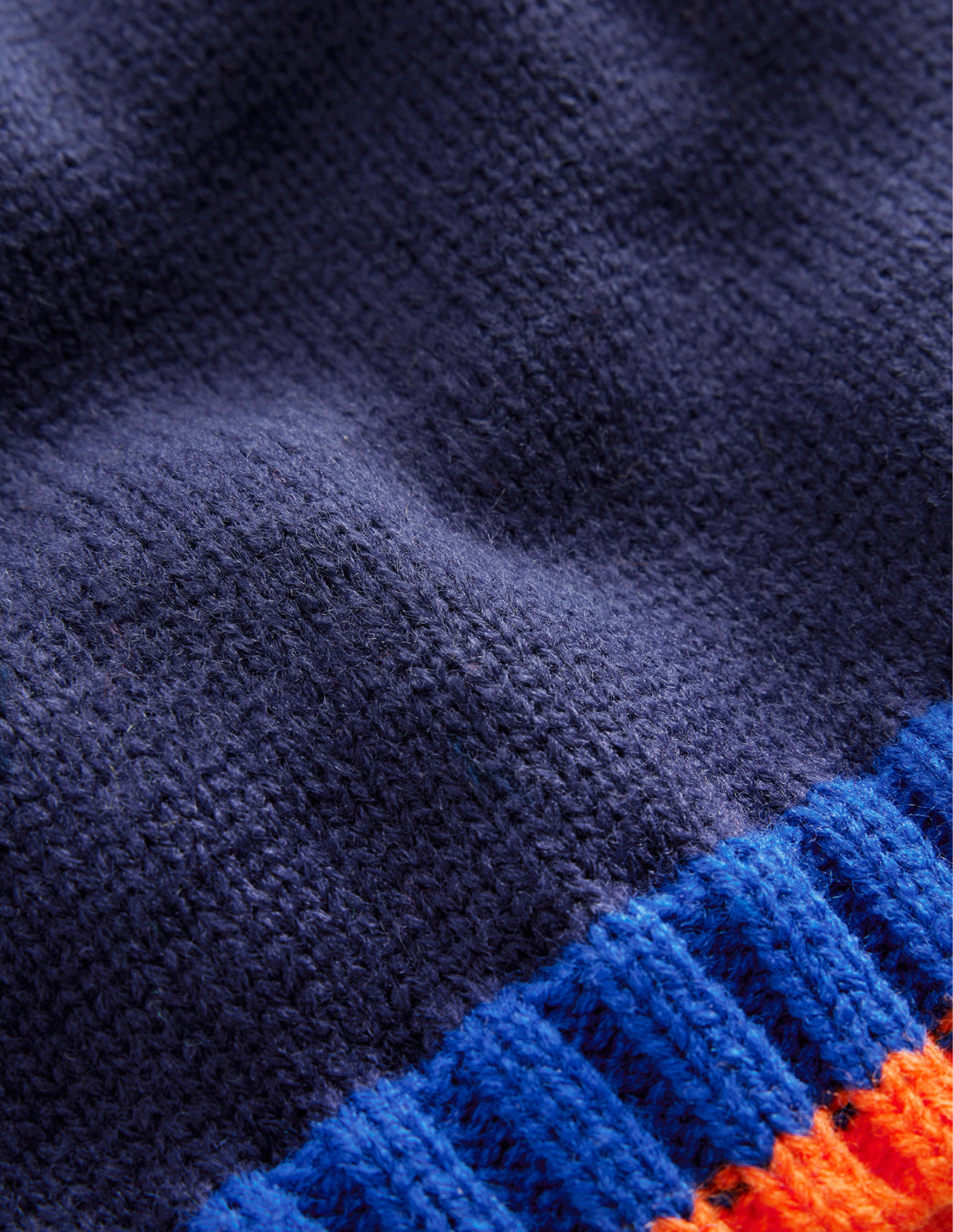 Knitted Hood-French Navy - Image 2