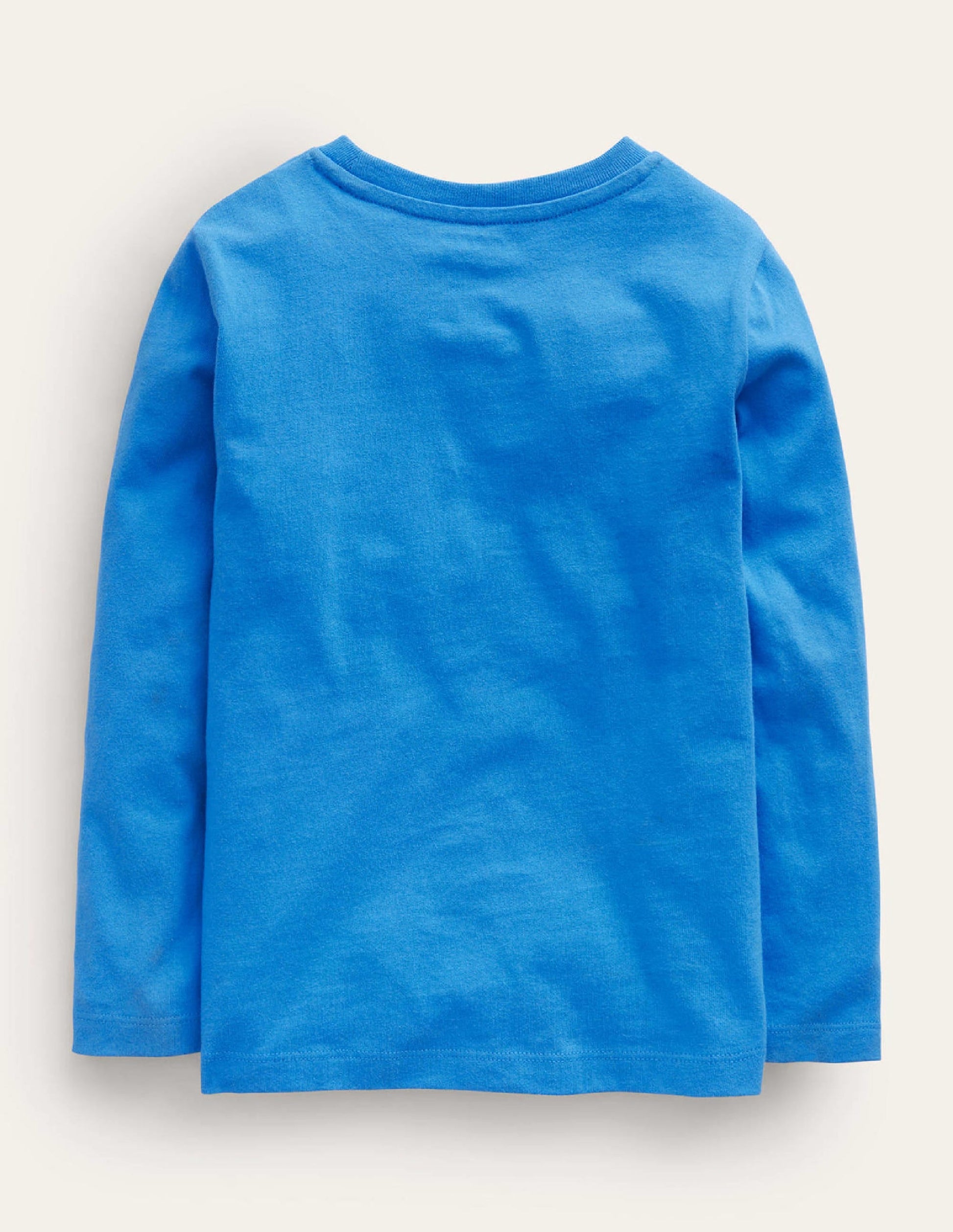 Penguin Appliqué T-shirt-Cabana Blue Penguin-2