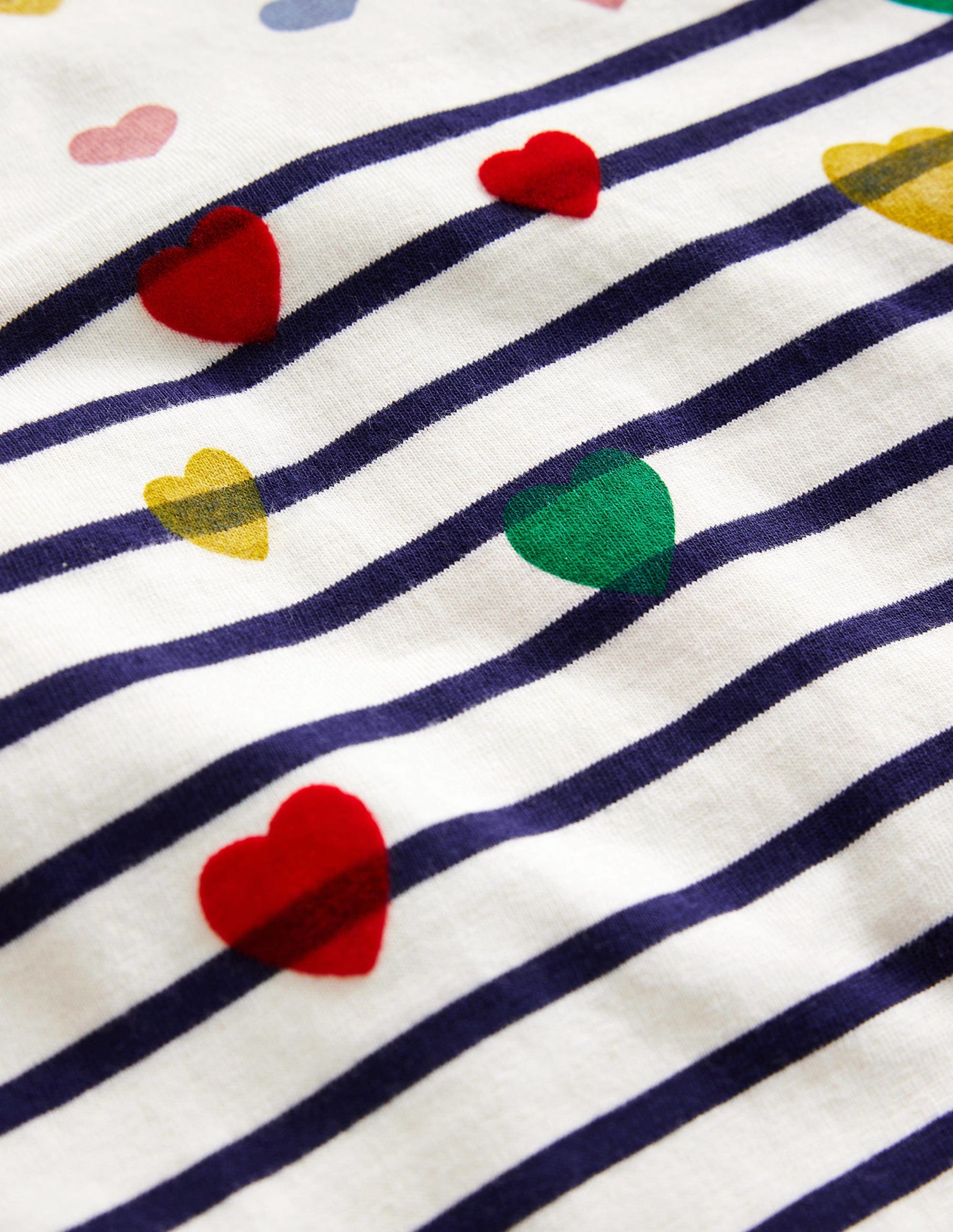 Fun Breton-Ivory/Navy Multi Hearts-3
