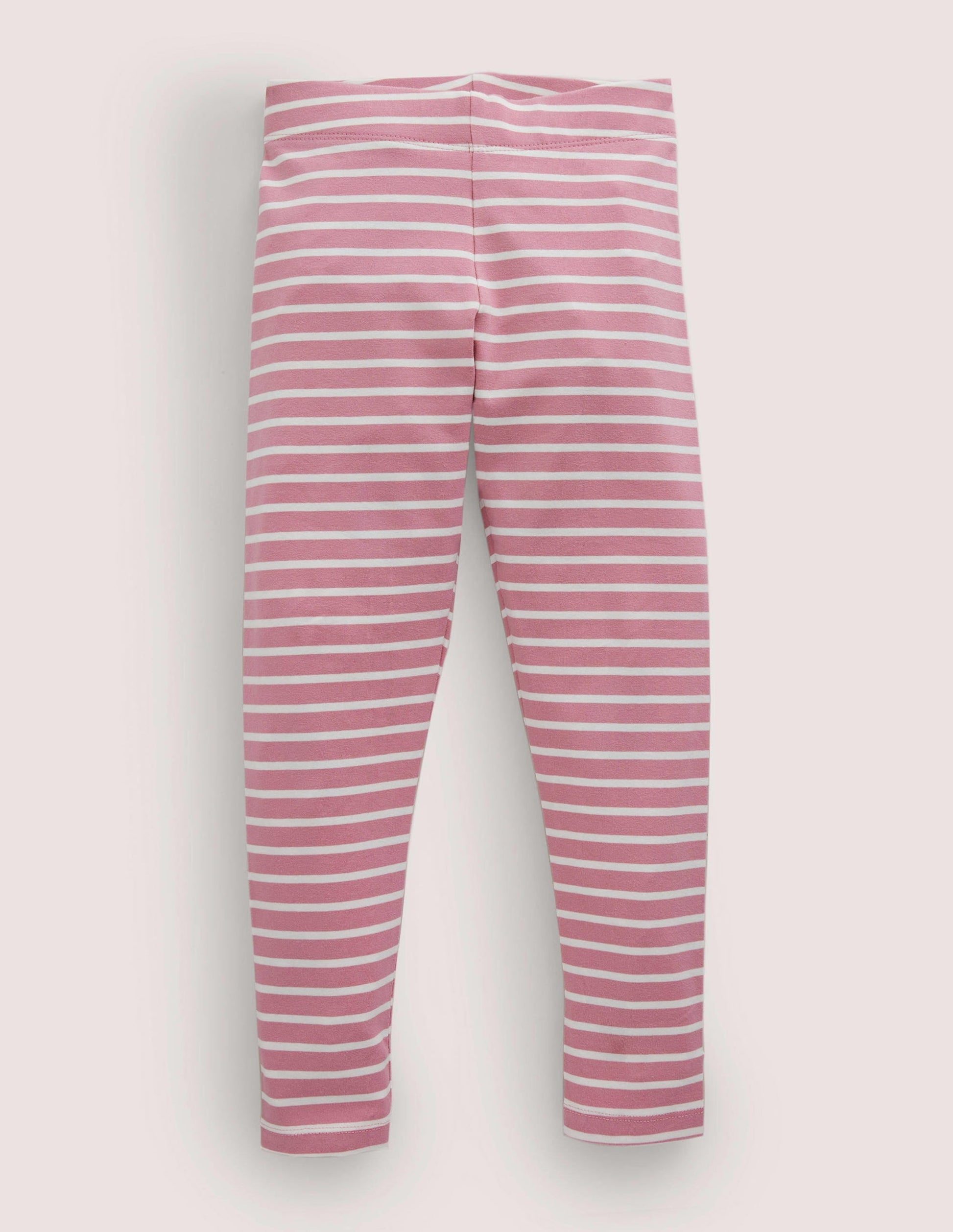 Fun Leggings-Formica Pink/Ivory Stripe-1