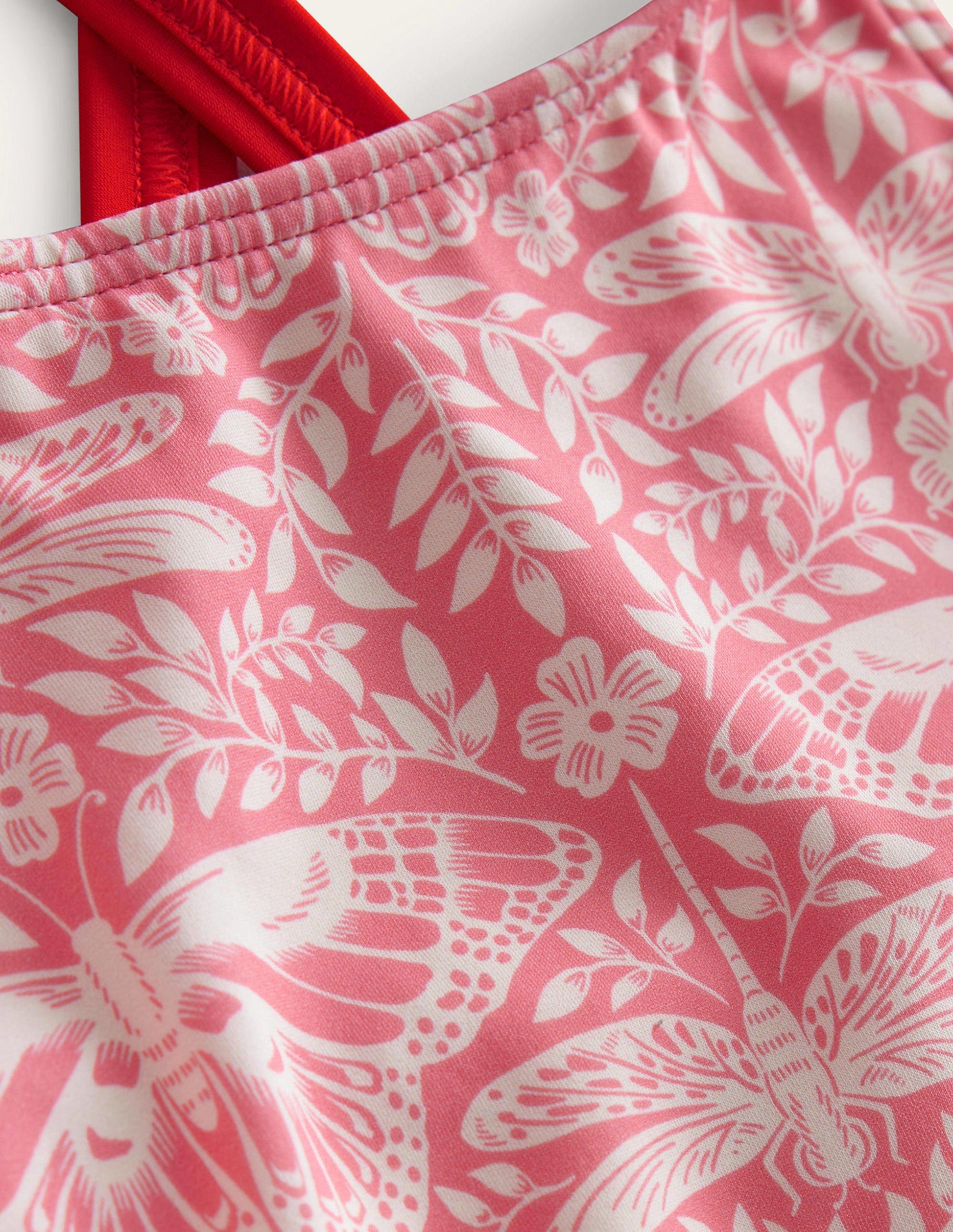 Cross-back Printed Swimsuit-Carousel Butterfly Toile-3
