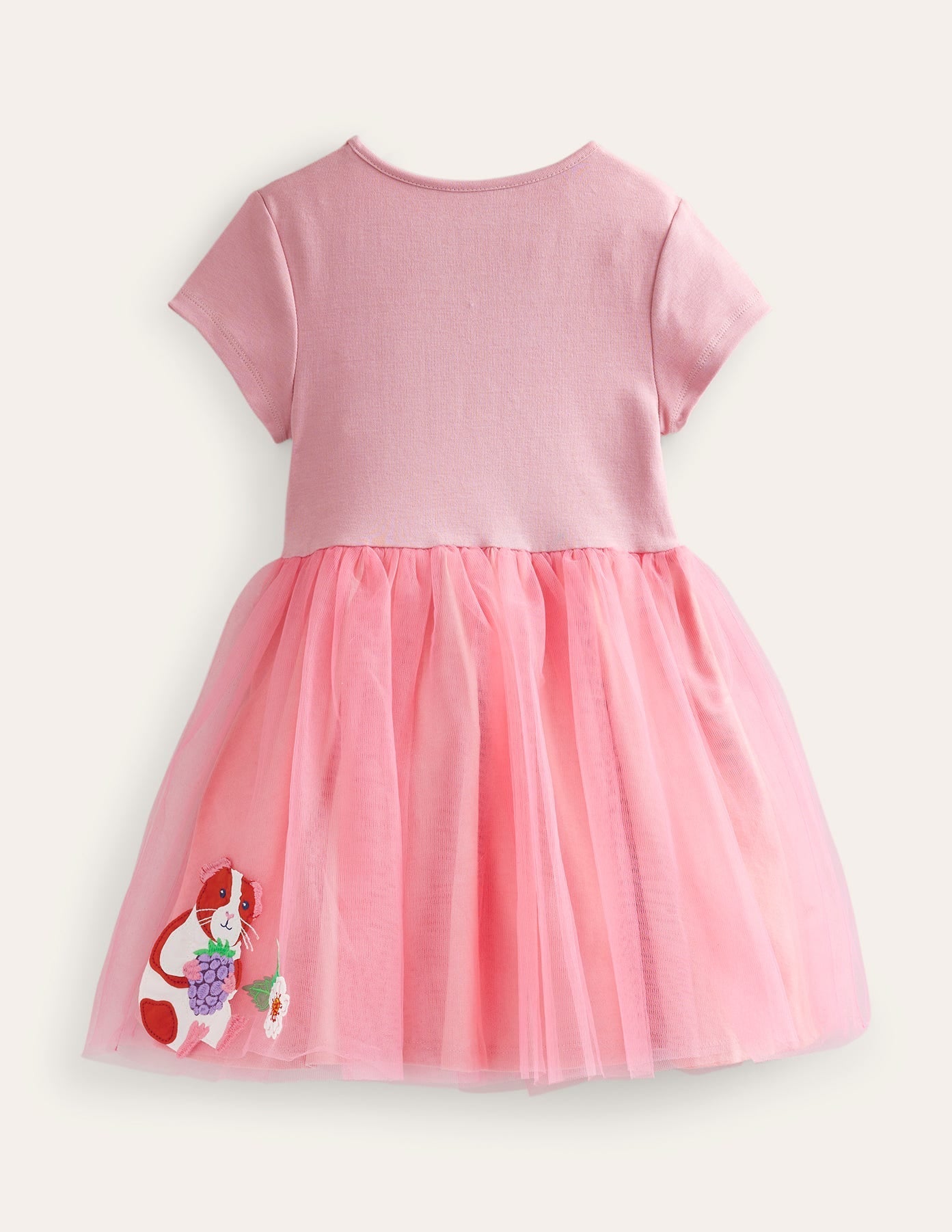 Applique Tulle Ballet Dress-Almond Pink - Image 2
