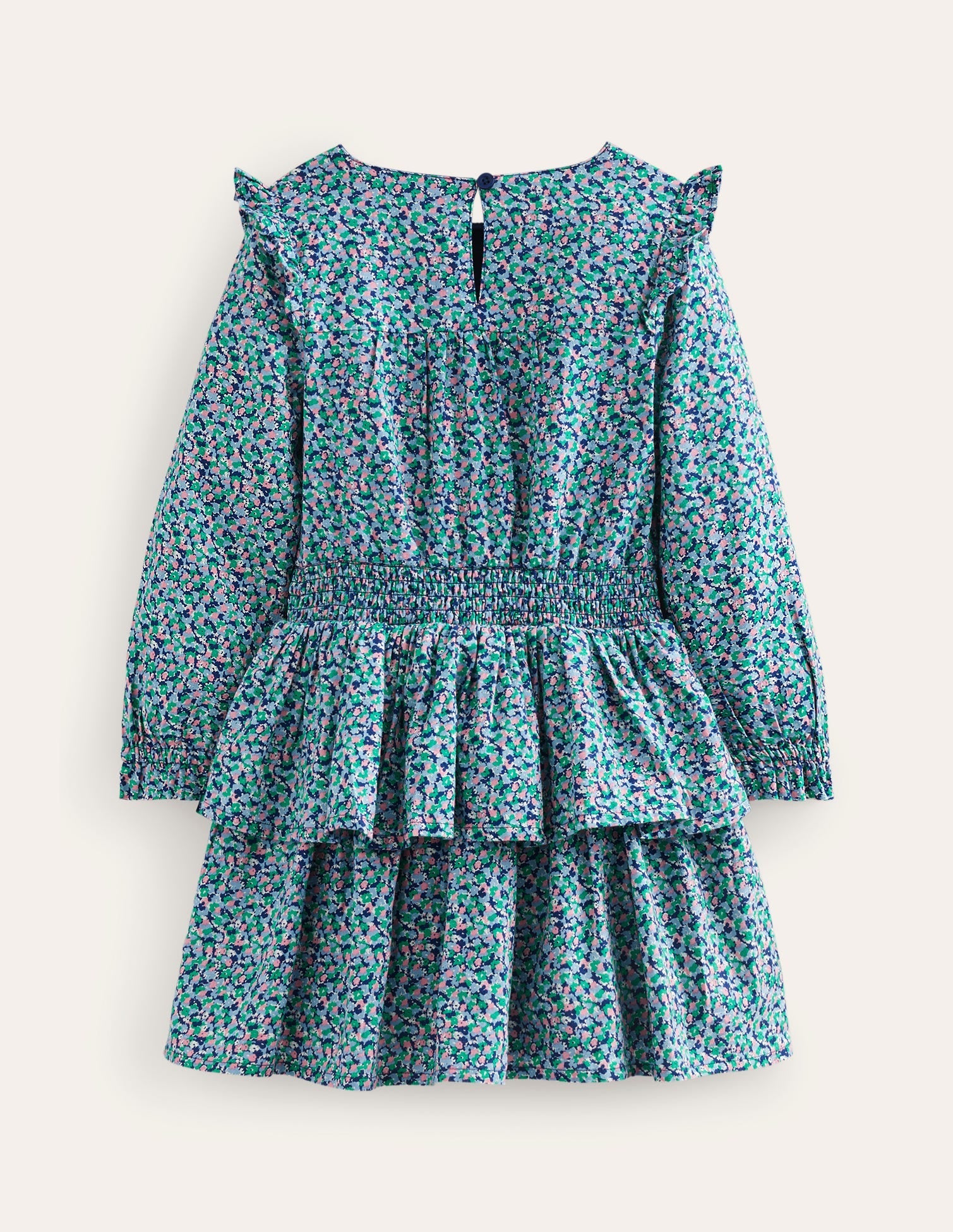 Frill Cotton Dress-Ditsy Floral - Image 2