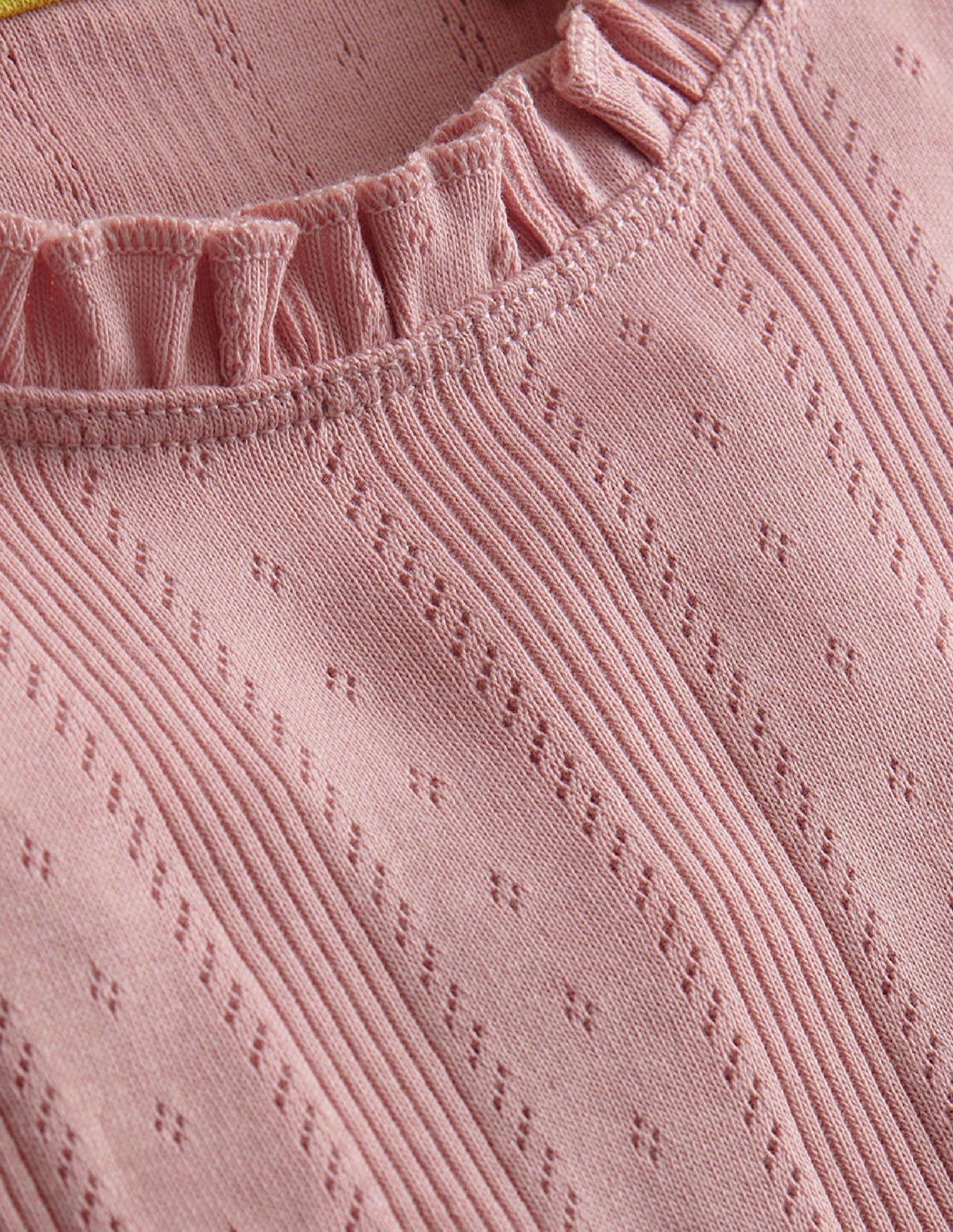 Pointelle Vest Top-Ivory/Rose Petal Pink Stripe-3