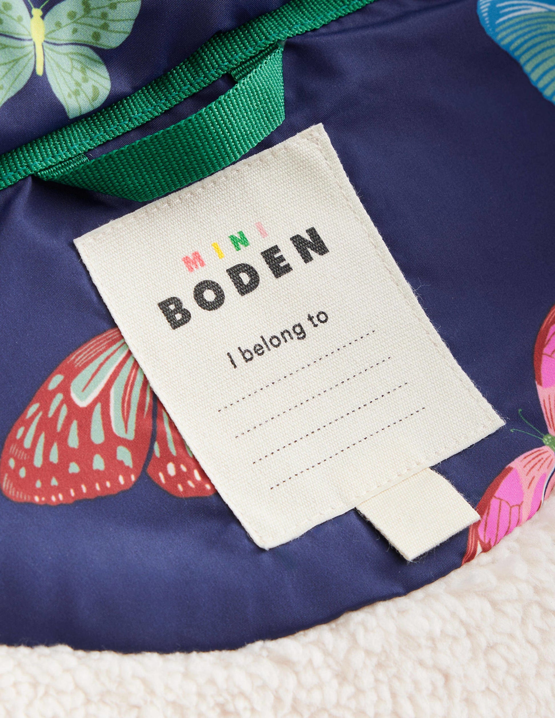 2-in-1 Padded Coat-Navy Butterflies-4