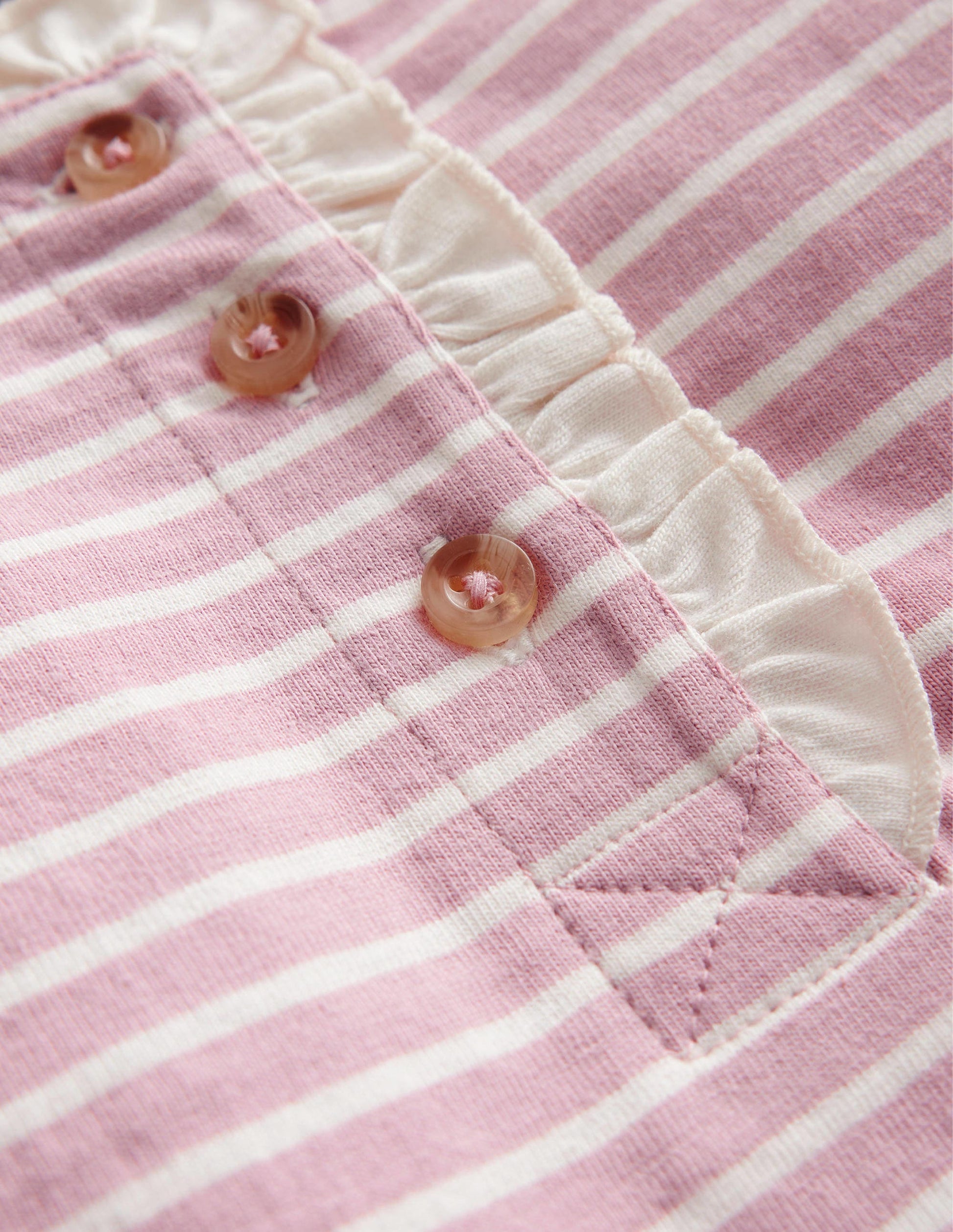 Henley Ruffle Breton Top-Ivory/Vintage Pink-3