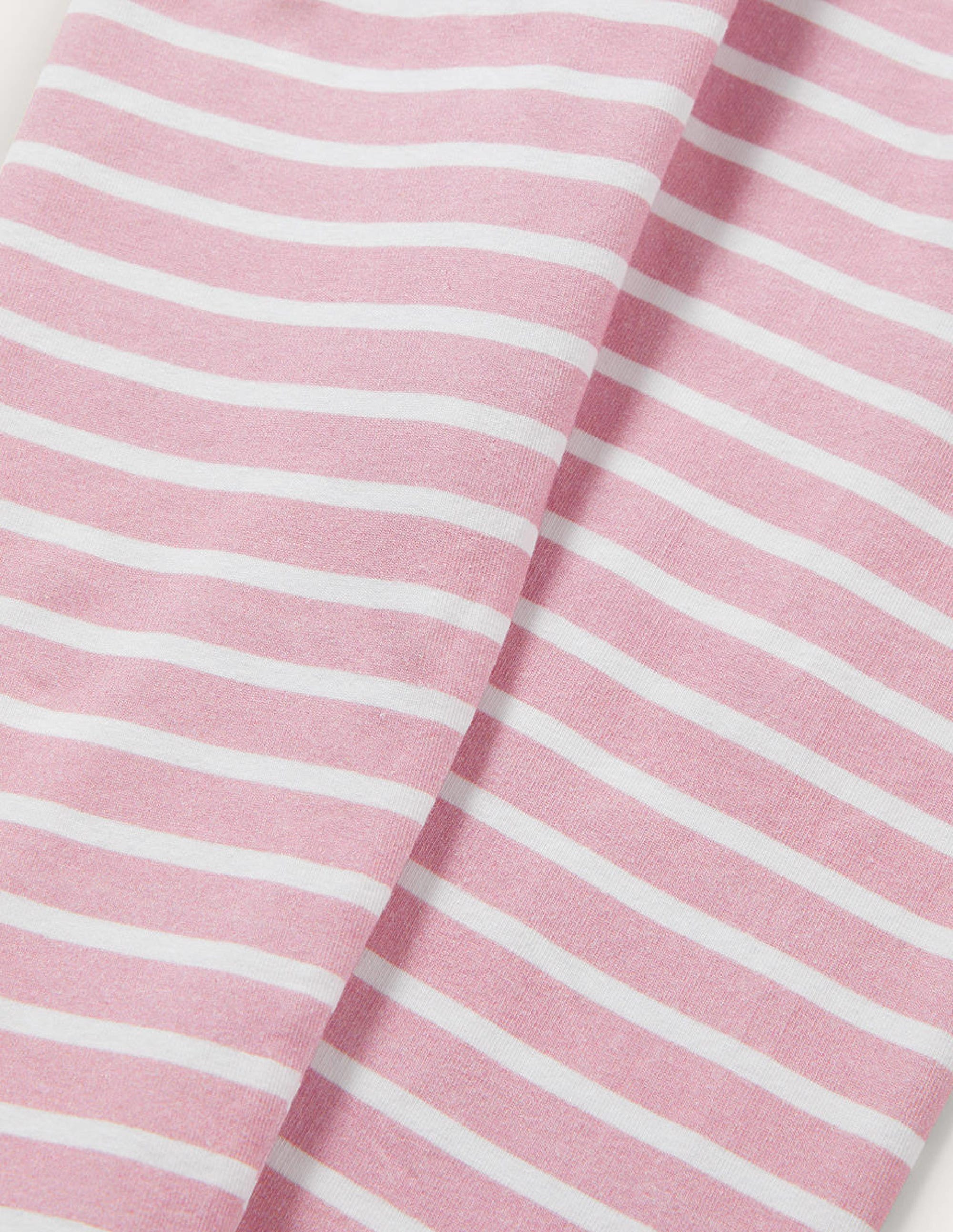 Fun Leggings-Formica Pink/ Ivory - Image 3
