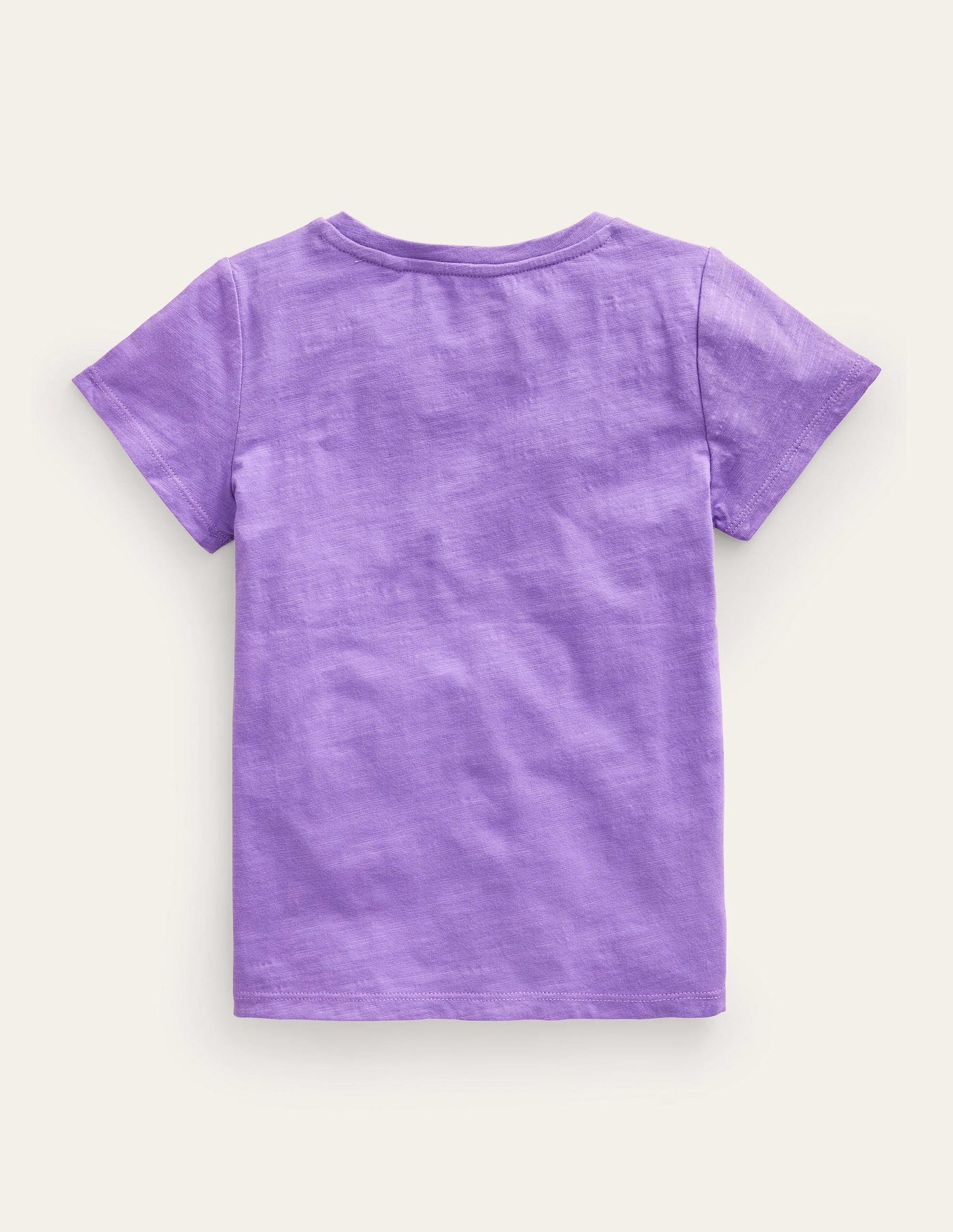 Heart Pocket T-shirt-Aster Purple-2
