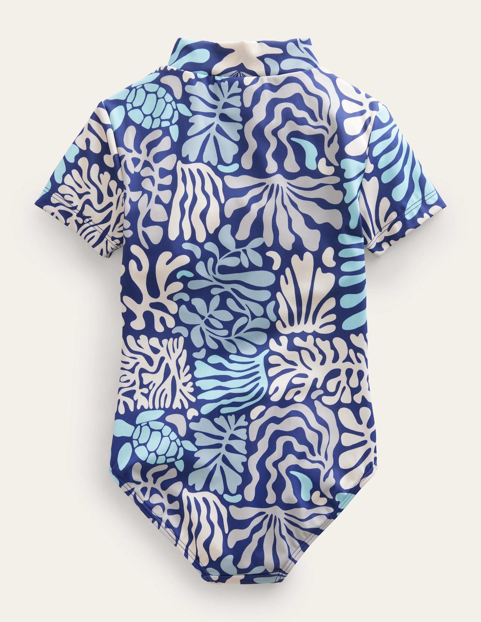 Short-sleeved Swimsuit-Starboard Coral Reef-2
