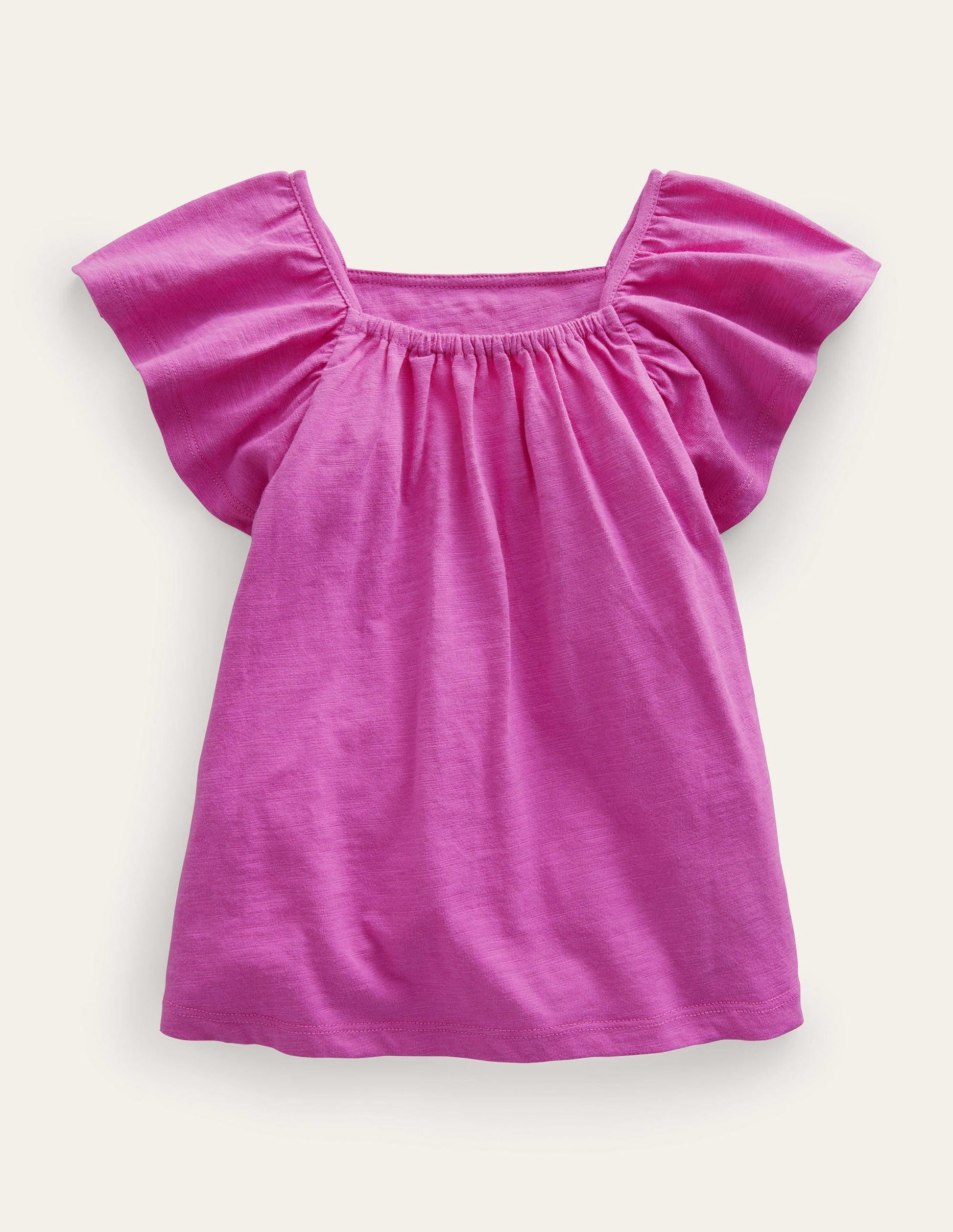 Embroidered Jersey Top-Radiant Orchid Purple-2