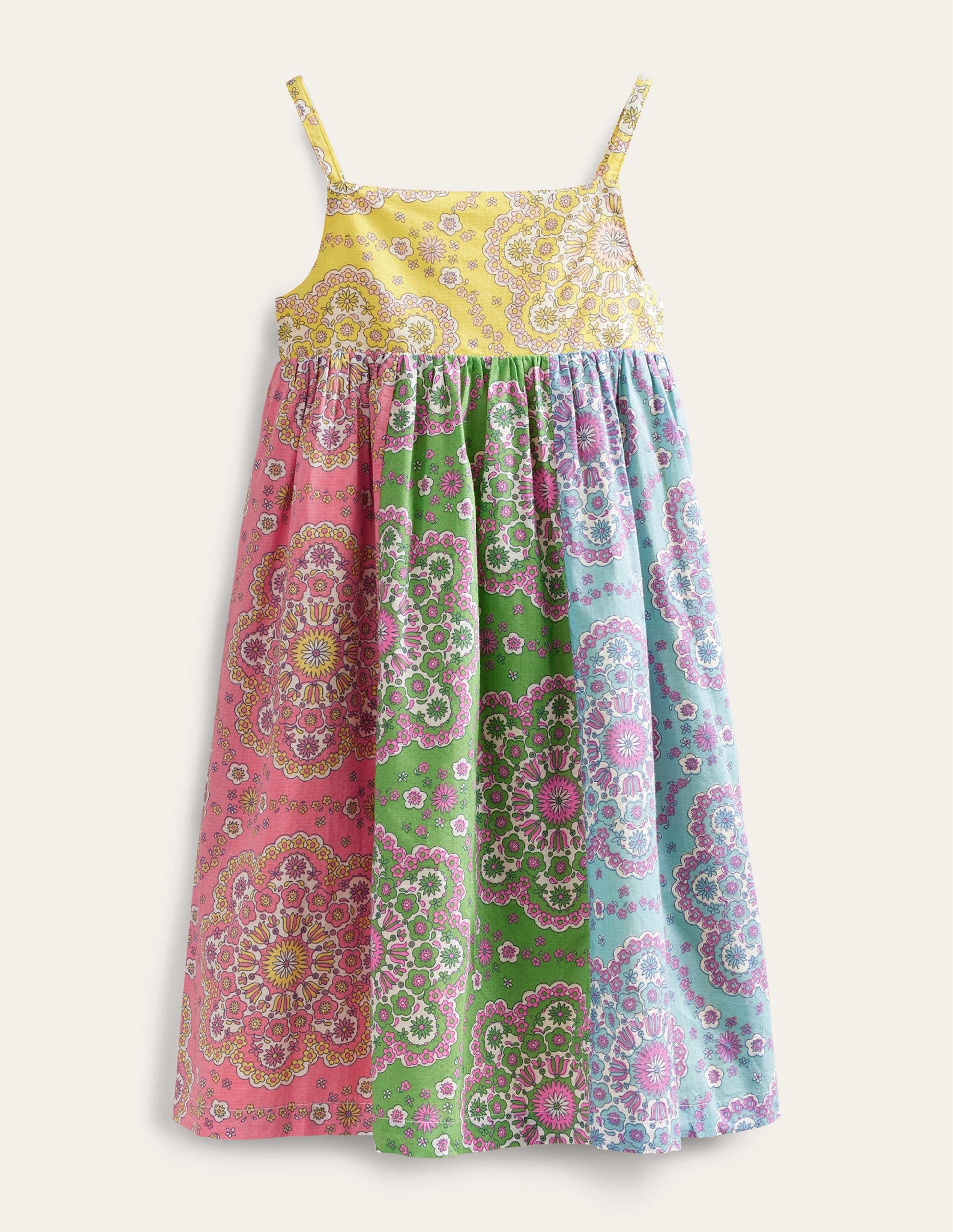 Strappy Midi Dress-Multi Dizzy Daisy-1