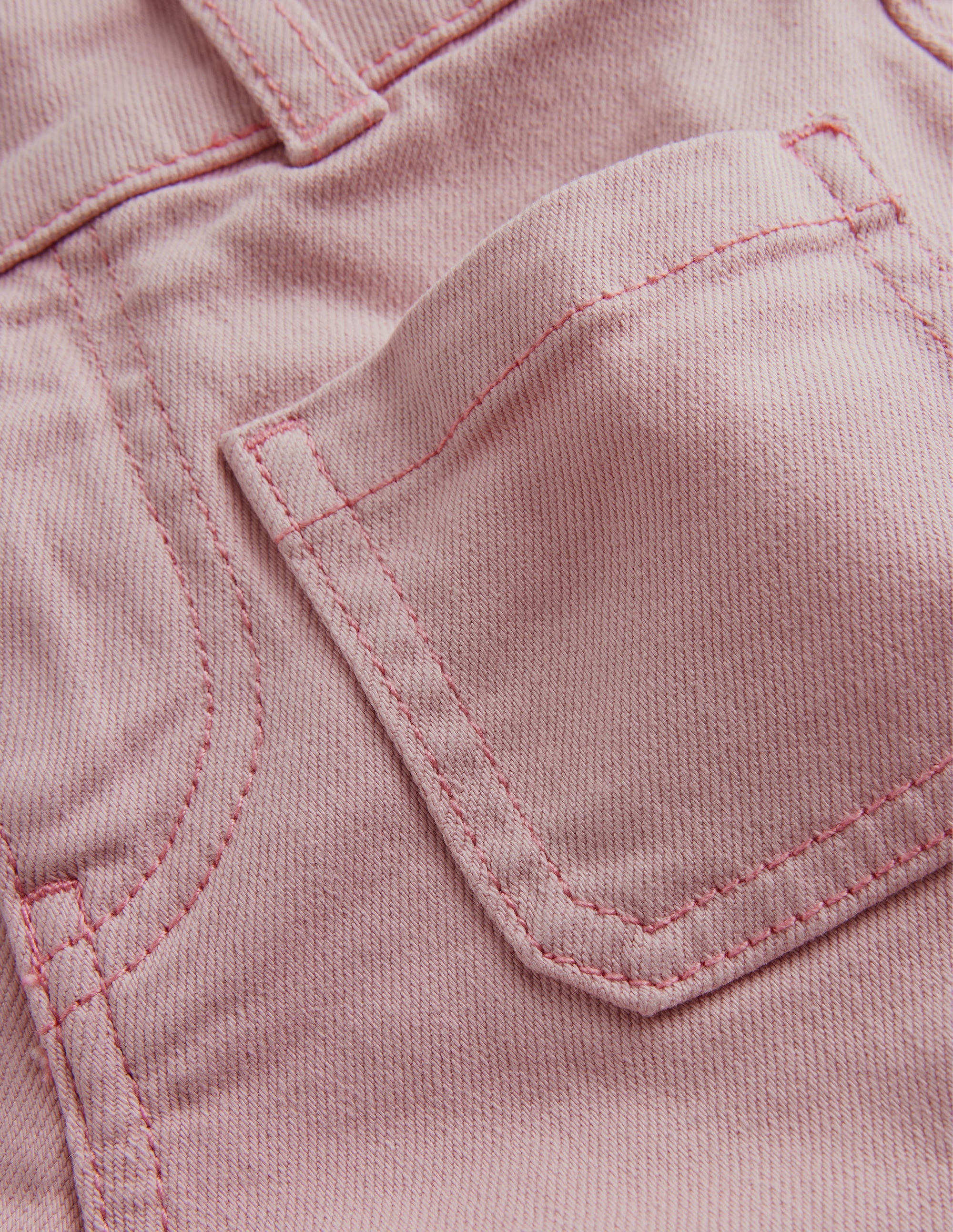 Cropped Woven Trousers-Boto Pink - Image 3