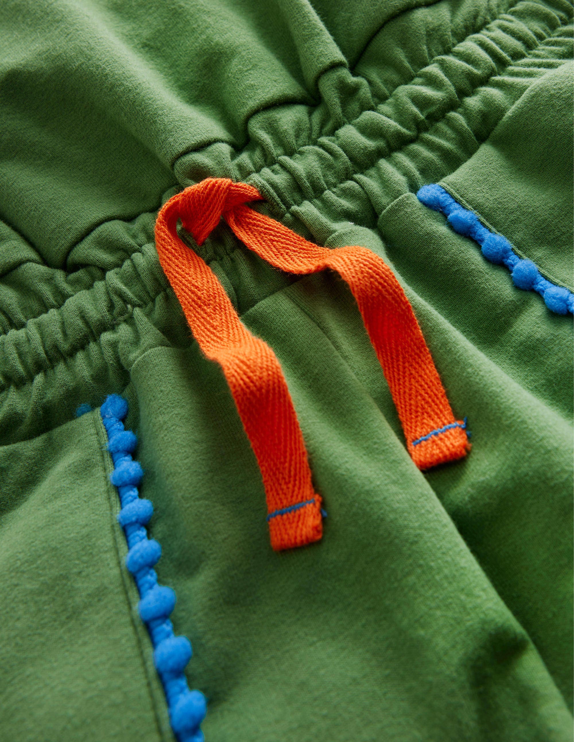Relaxed Jersey Playsuit-Safari Green - Image 3